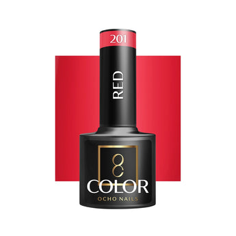 OCHO NAILS Gellak Red 201, 5 g