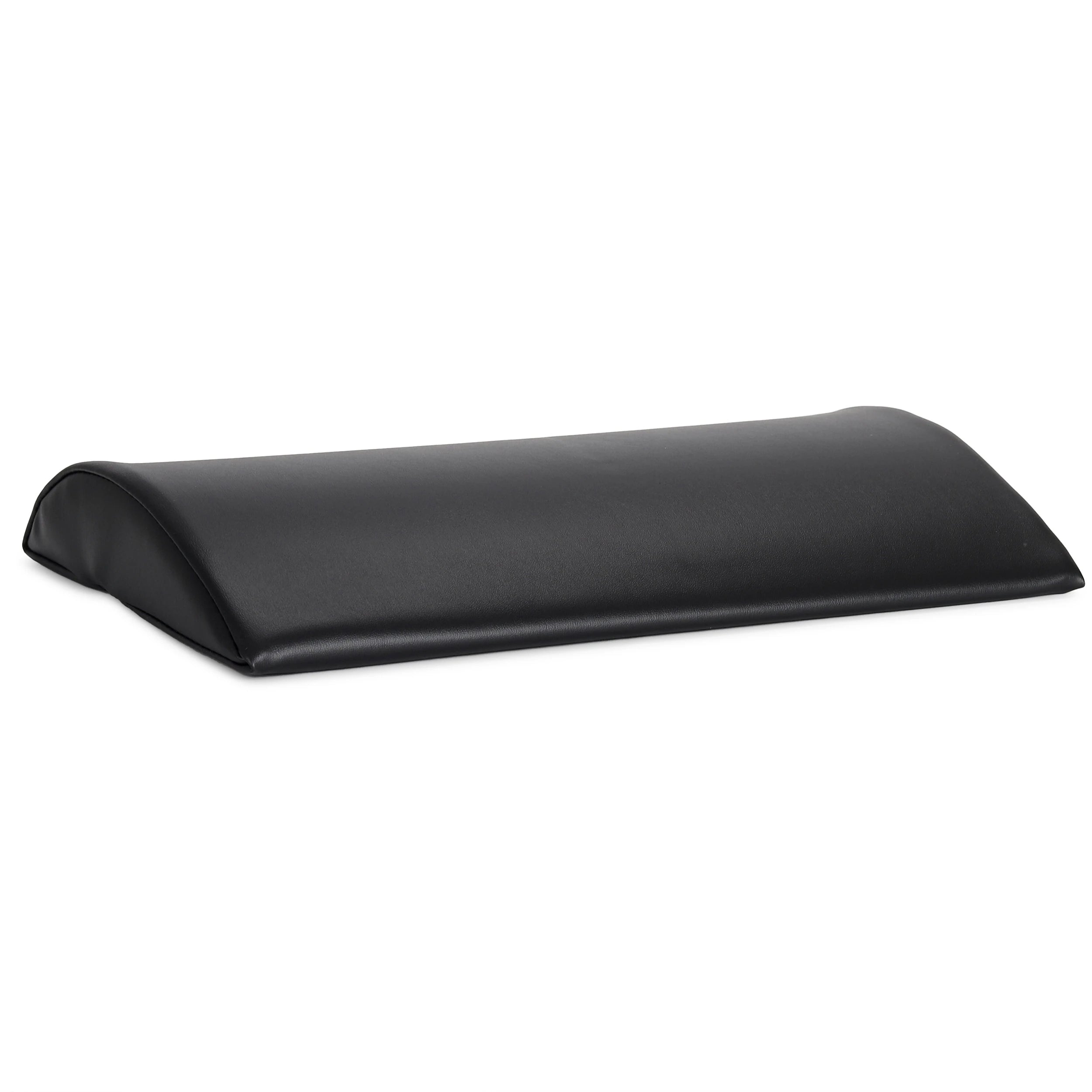 Semi Round Bolster Lumbar Massagerolle 40x25x5 cm K015, Schwarz