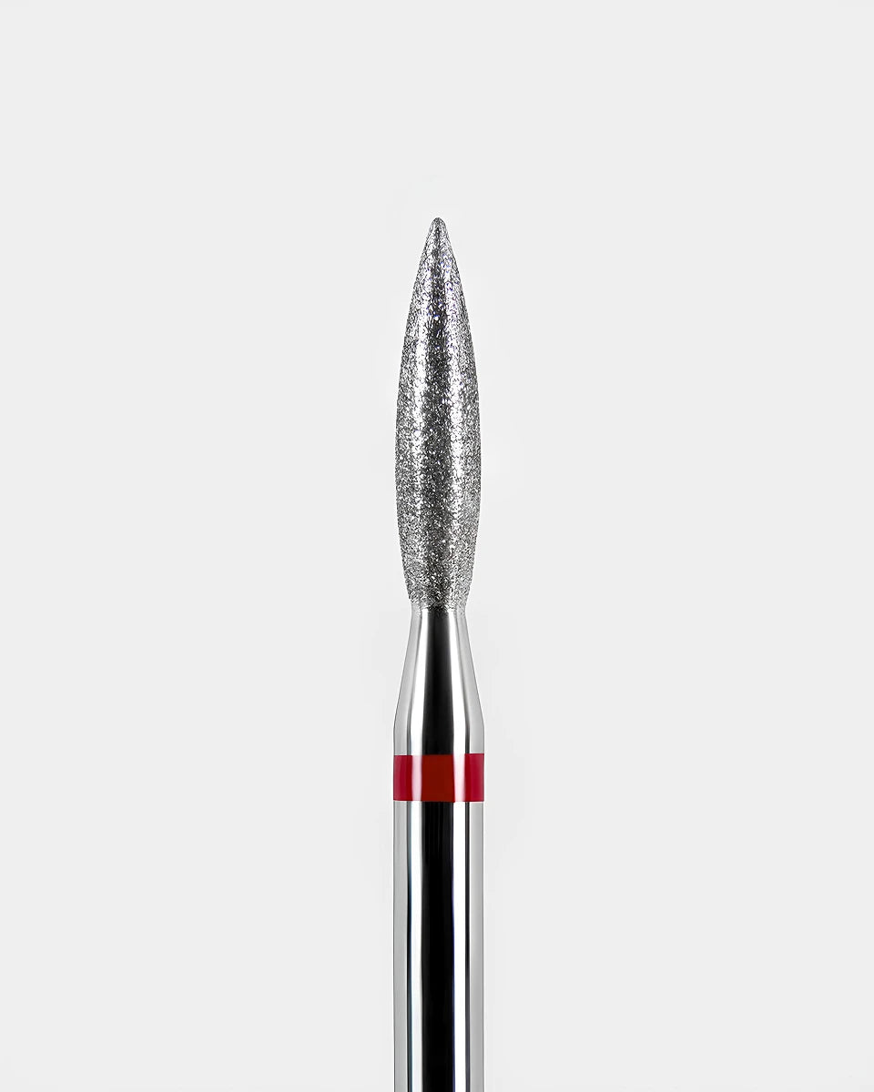 DARK by Rior Dimanta frēzes uzgalis №107 red flame 023