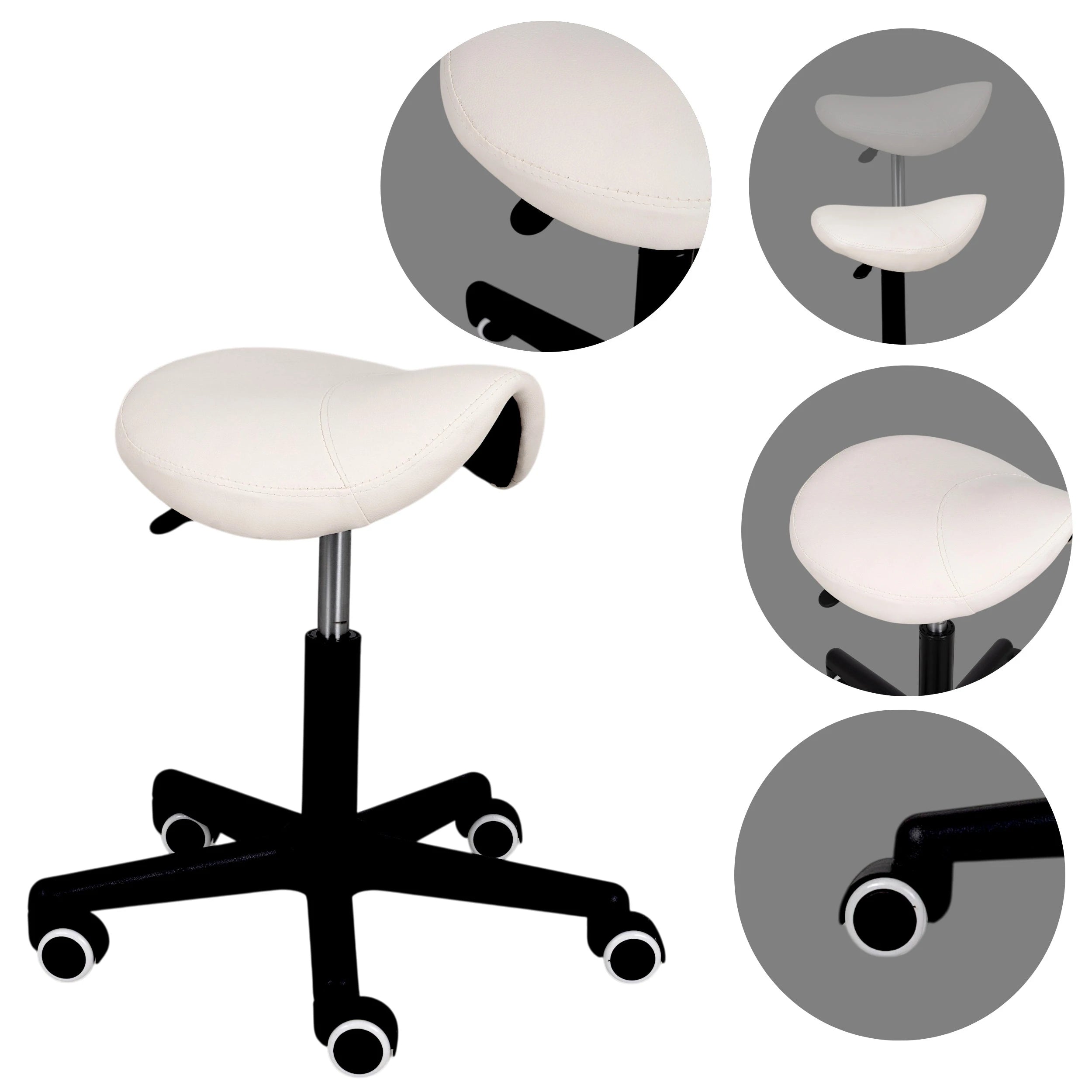 Friziera krēsls LUMO, Comfy Base k501, balts