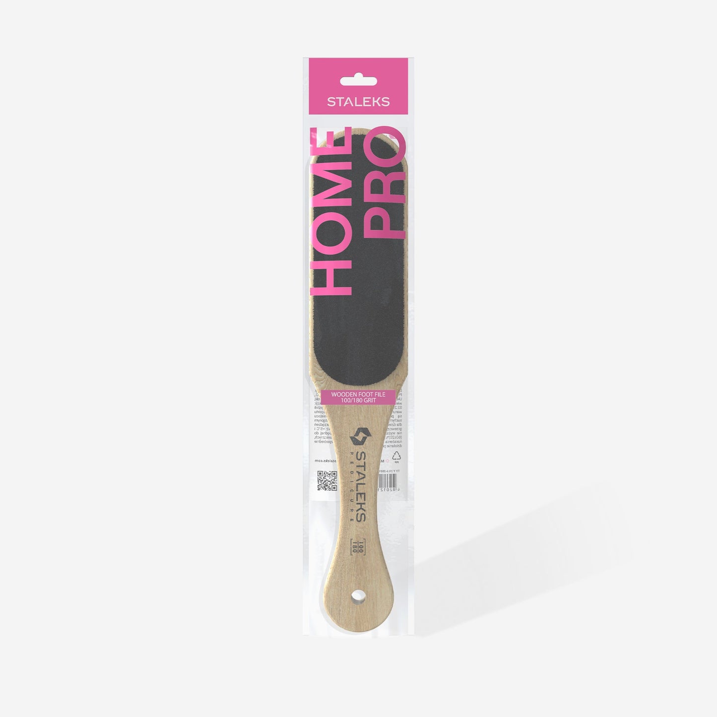 STALEKS HOME PRO 10 TYPE 1 Пилка для ног деревянная, 100/180 грит