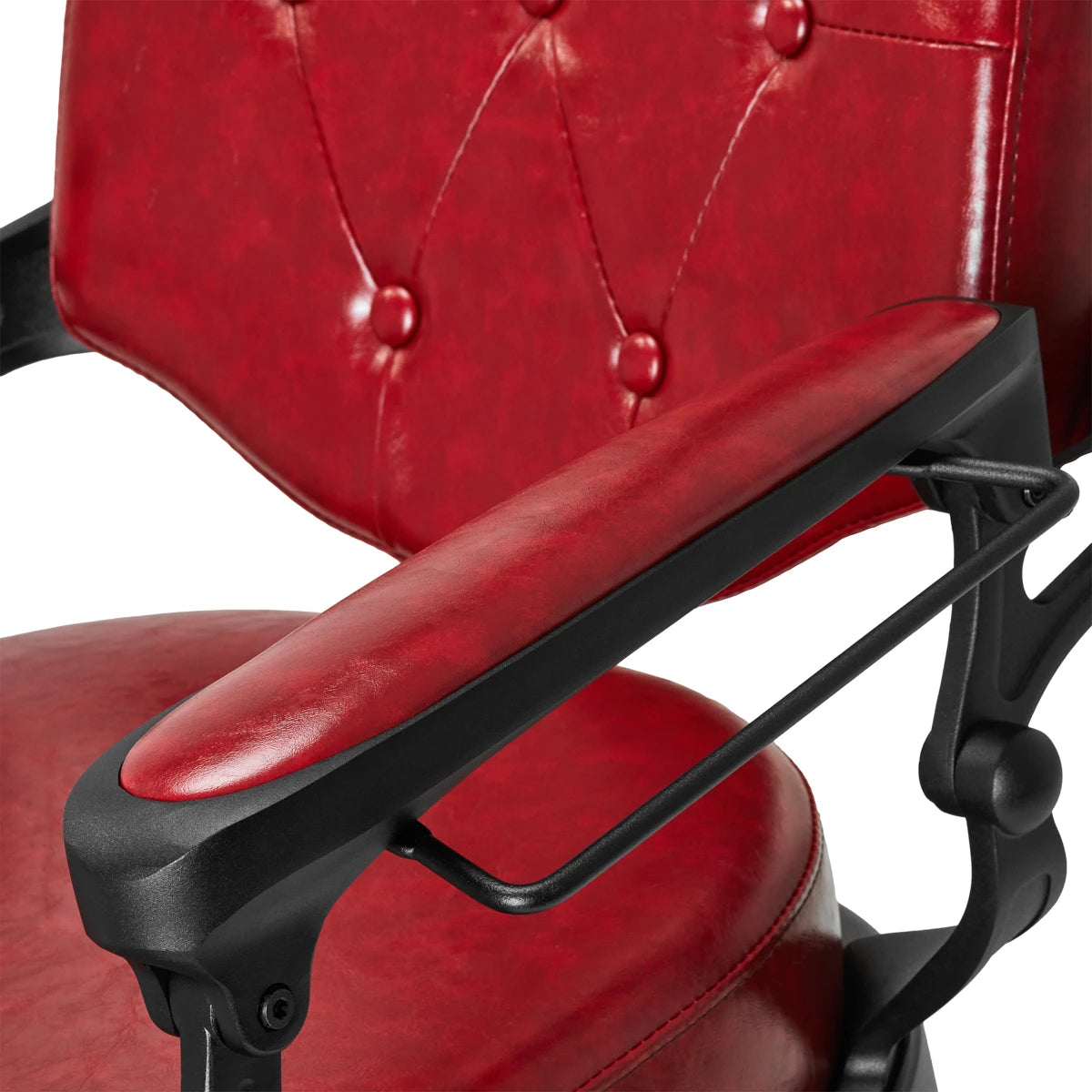 Hairdressing chair Gabbiano President red