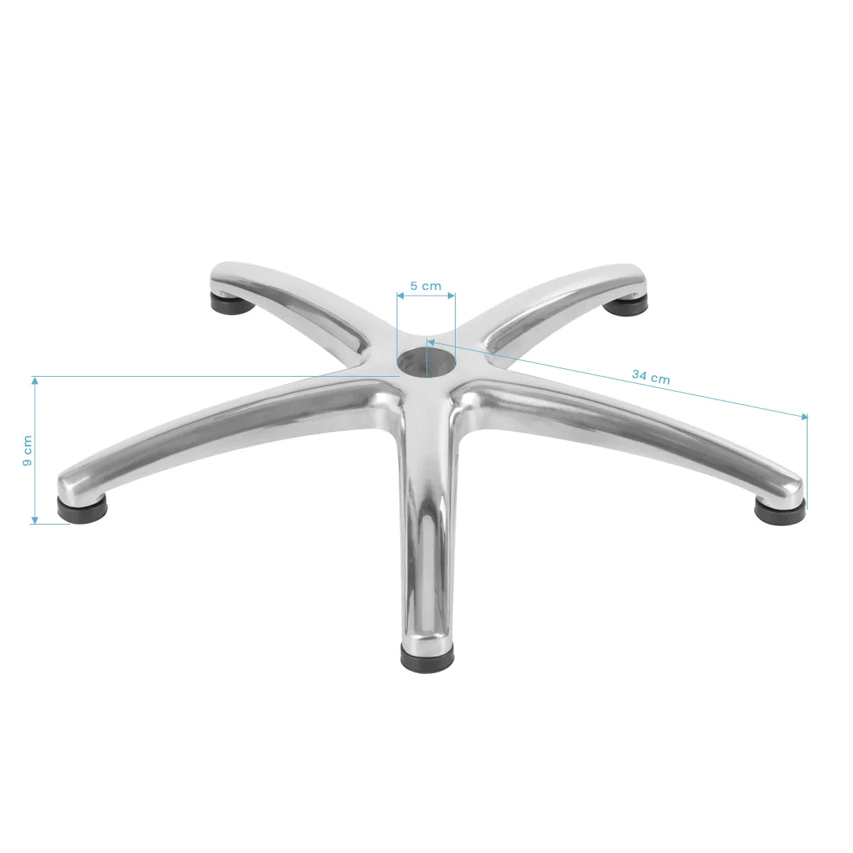 BASE FOR THE HAIRDRESSING CHAIR CROSS L008