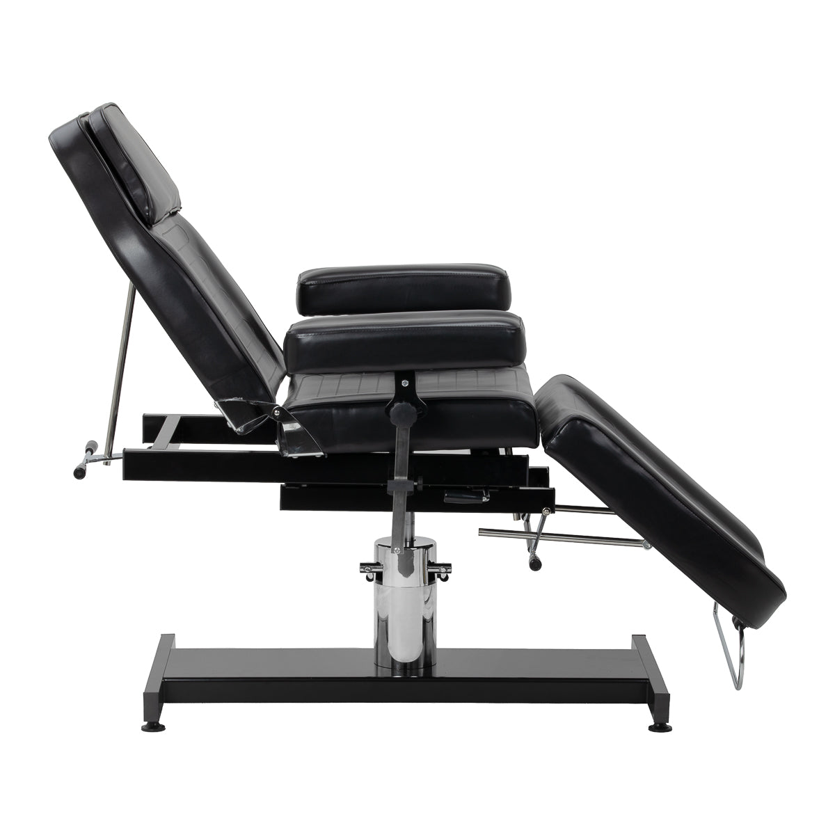 Tattoo chair Pro Ink 210DH su lopšiu, juoda