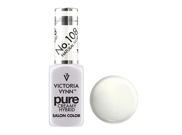 Victoria Vynn hibridinis nagų lakas 108 Natural Ivory PURE, 8ml