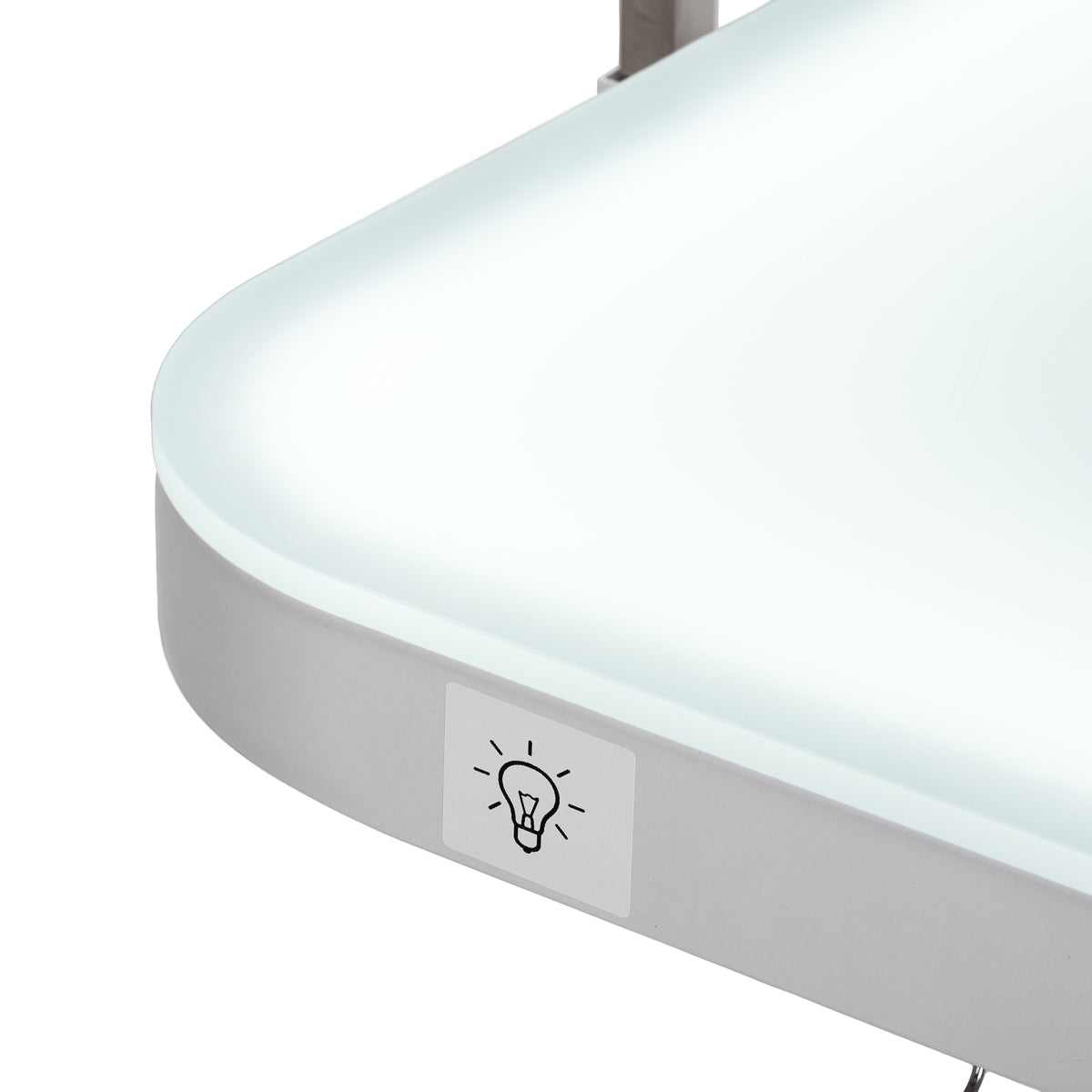 Electric grooming table PAW 3 with lighting, white