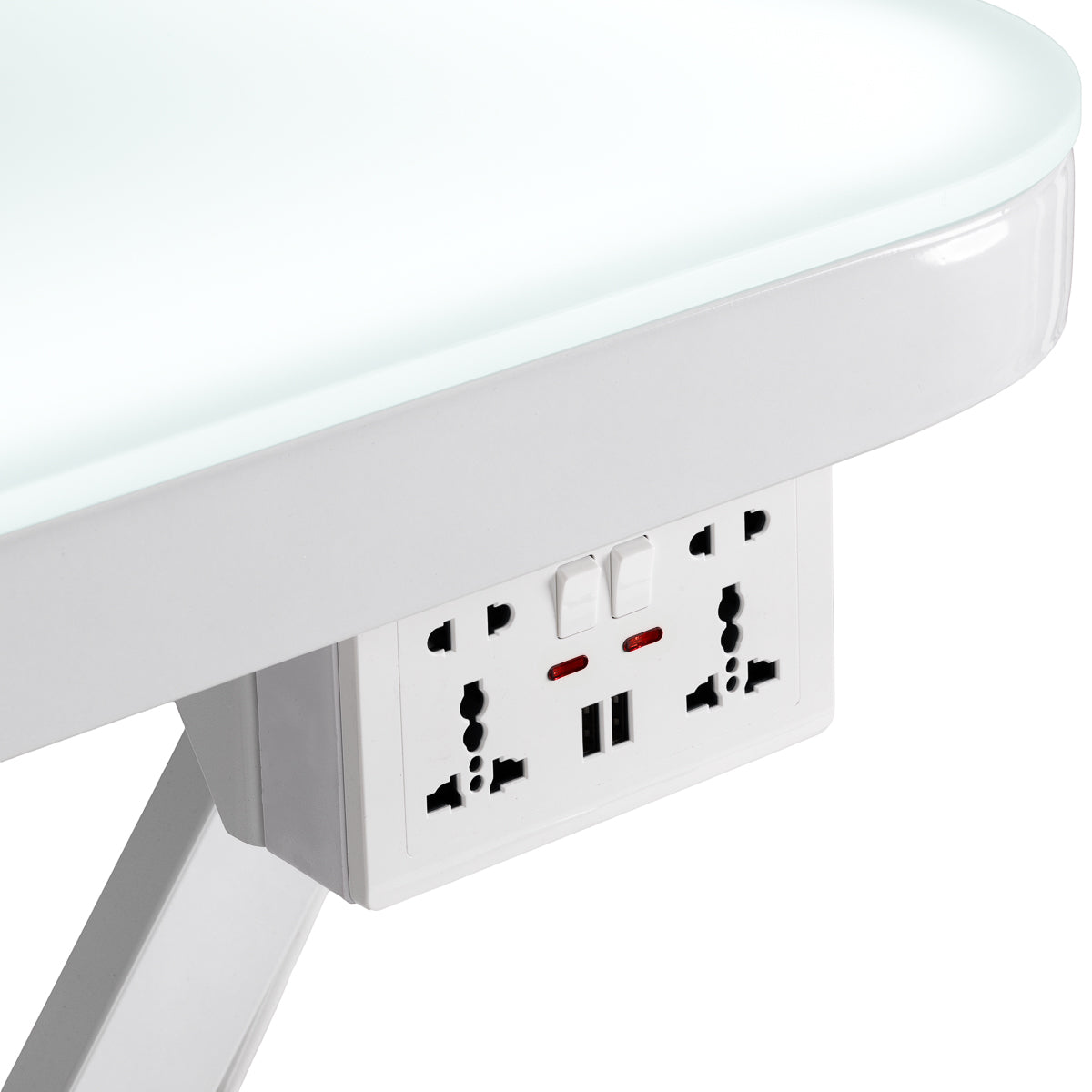 Electric grooming table PAW 3 with lighting, white