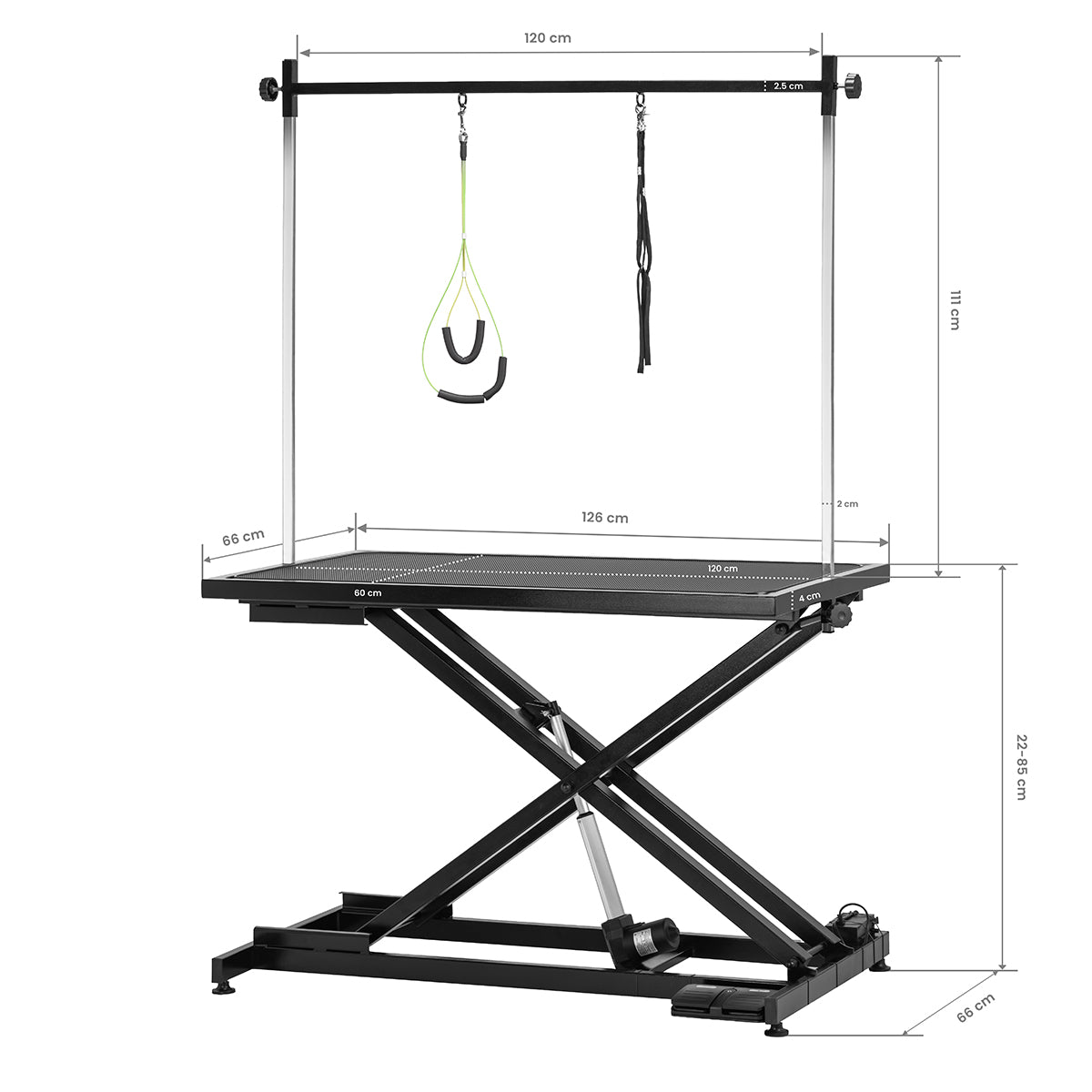 Electric grooming table PAW 1 black