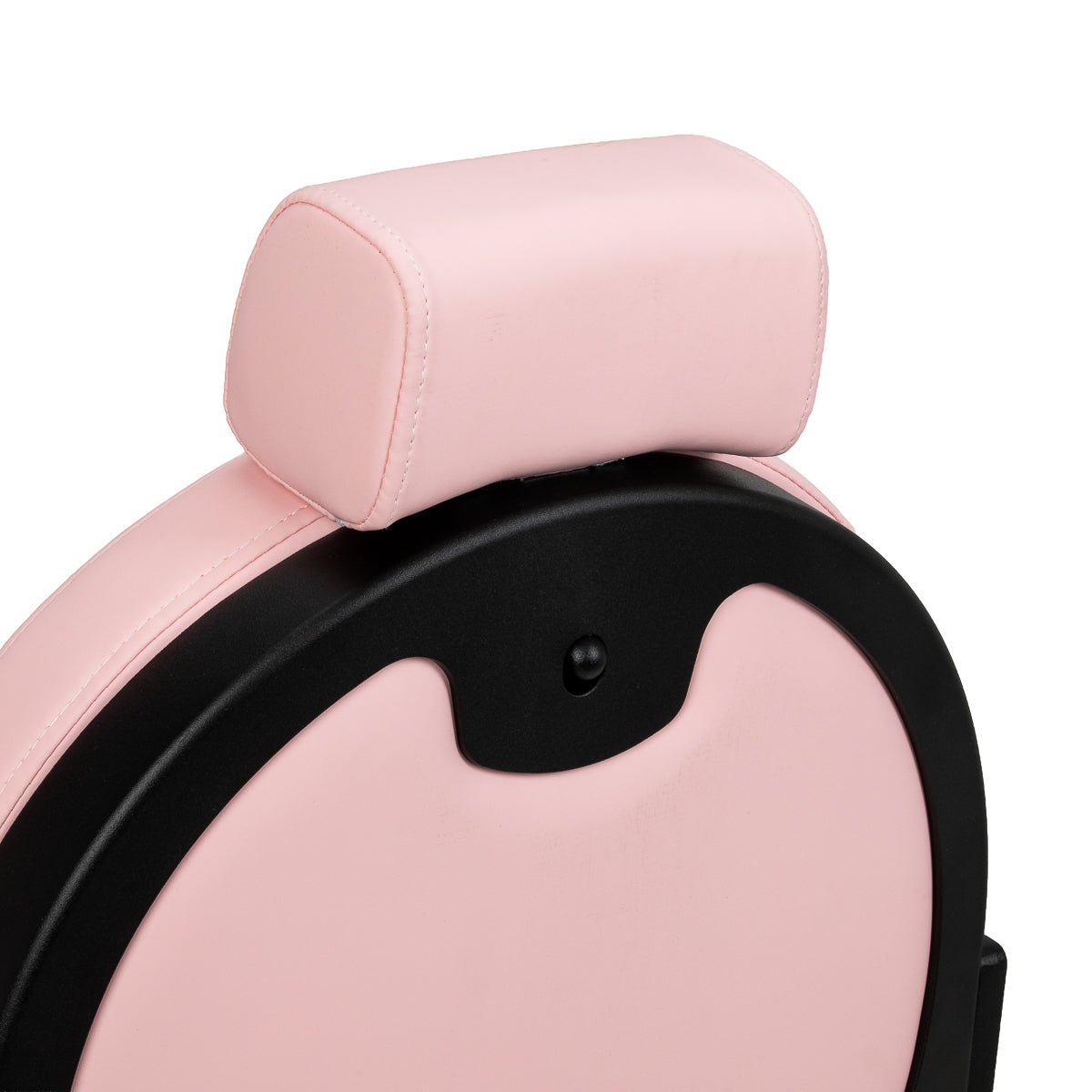 Barber chair Gabbiano President pink with black base