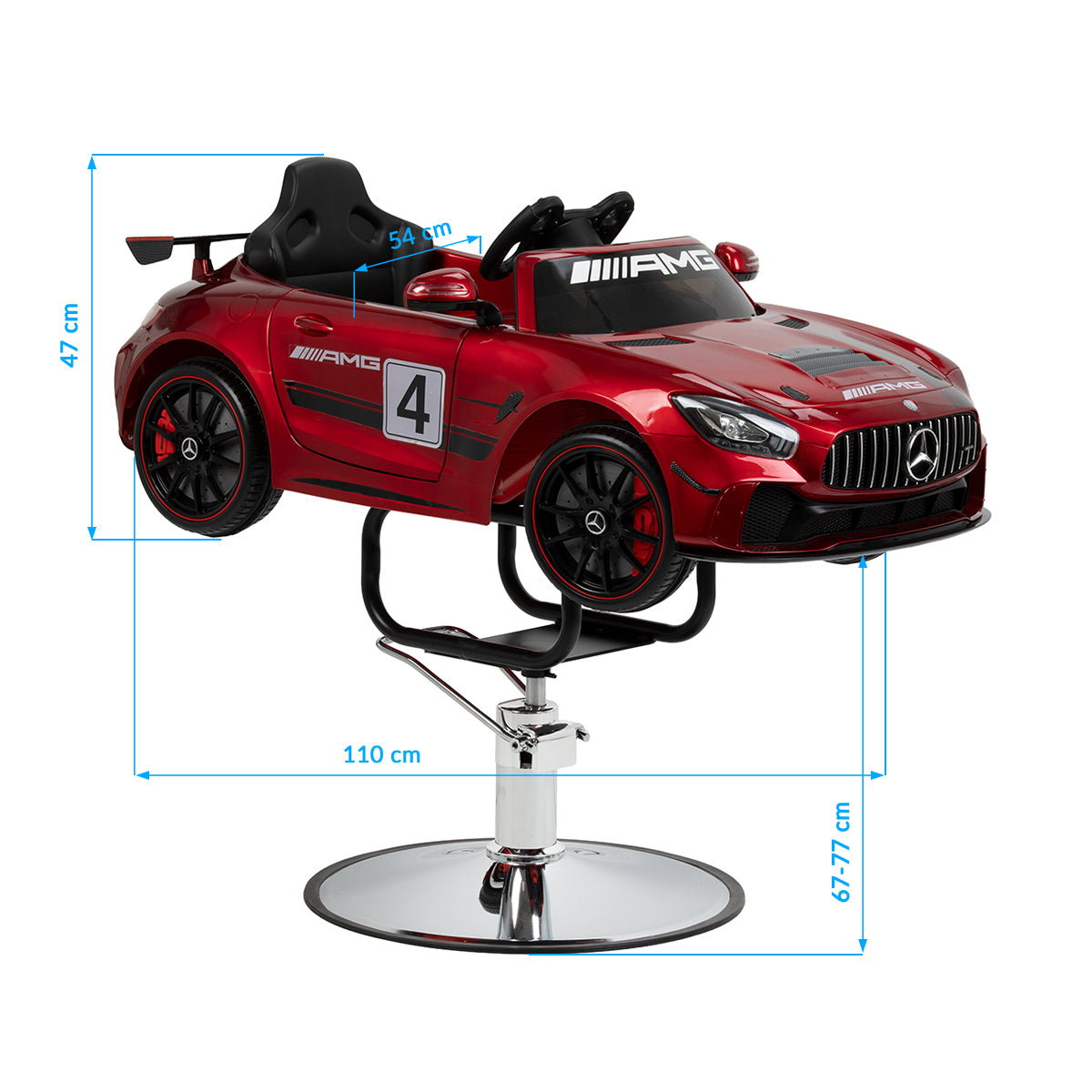 Children's car-shaped hairdressing chair Gabbiano Mercedes