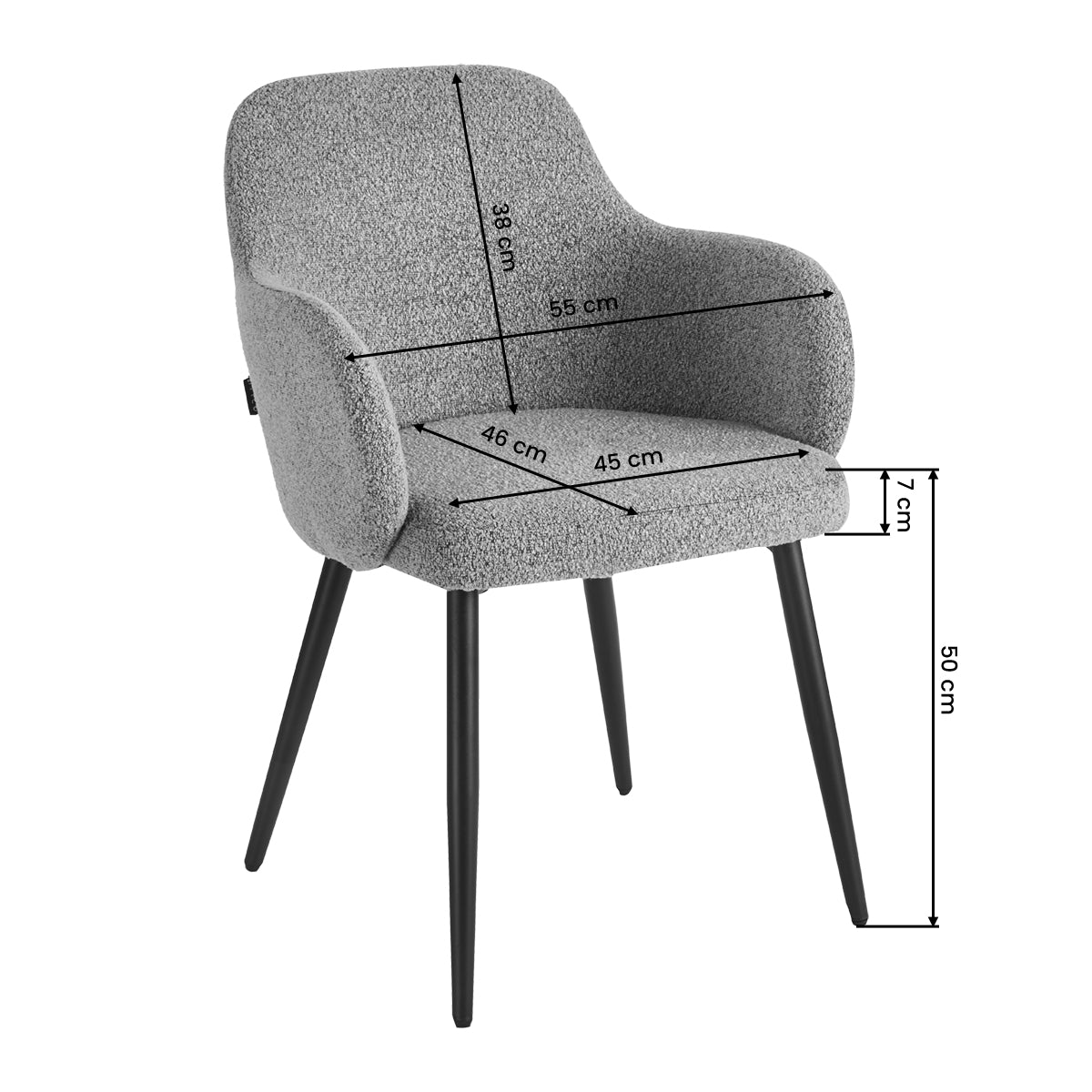 Chair 4Rico Intra grey