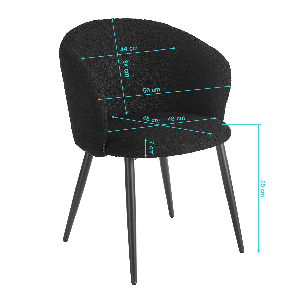 Chair 4Rico Asola black