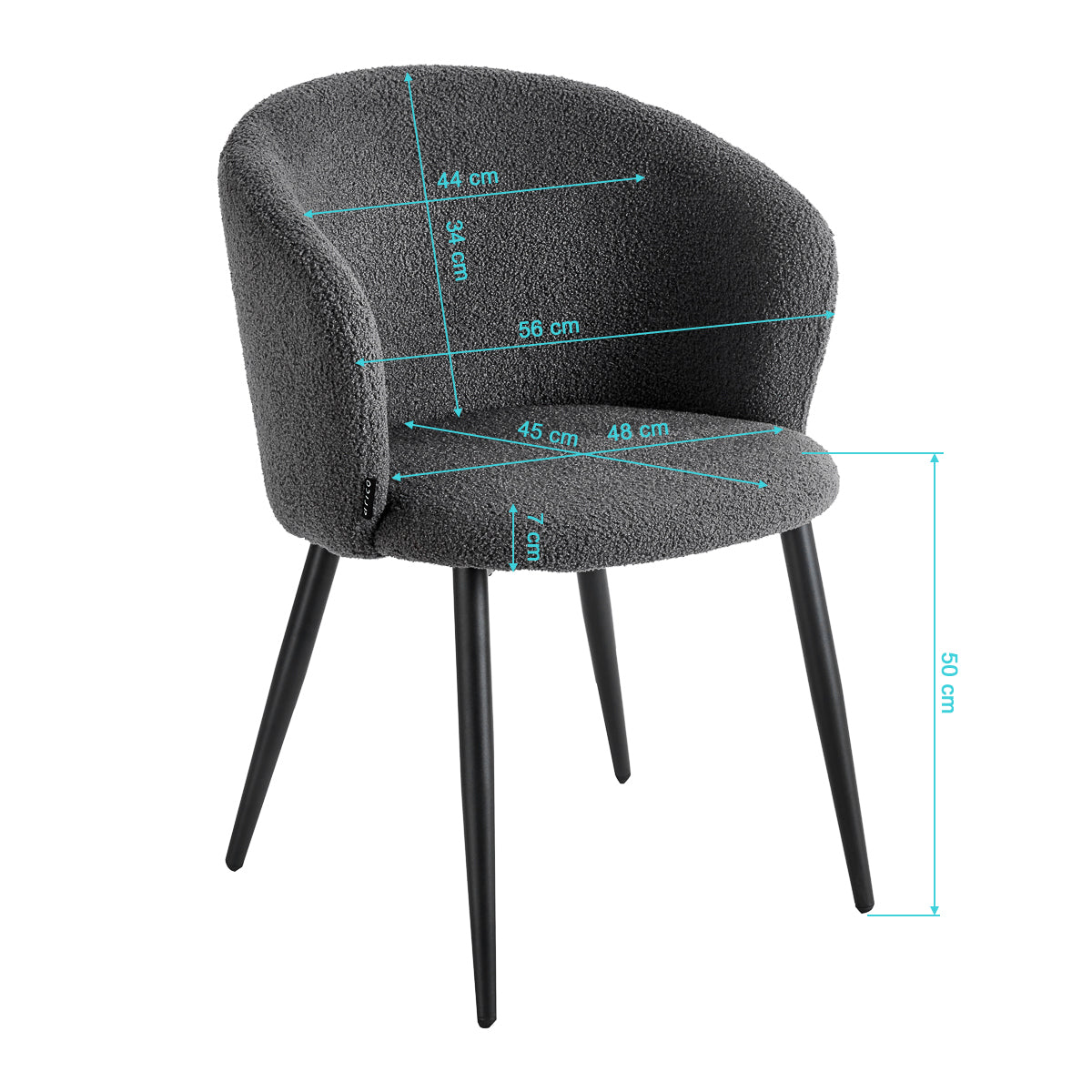 Chair 4Rico Asola grey