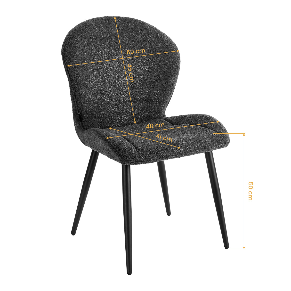 Chair 4Rico Lucente black