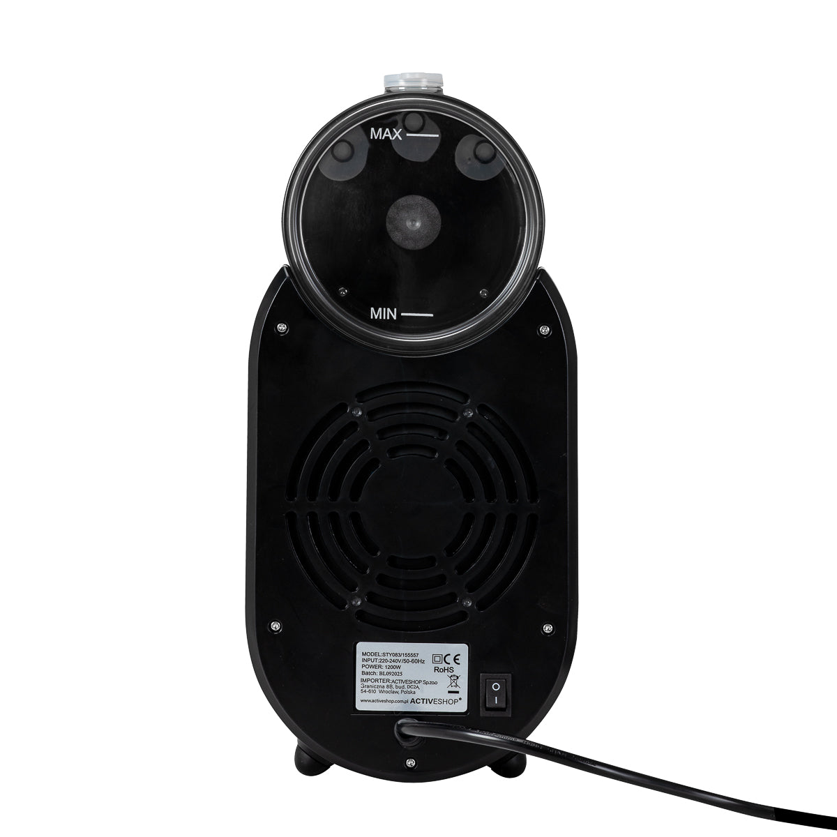 Steam cleaning and sanitising machine for hairdressing brushes Gabbiano