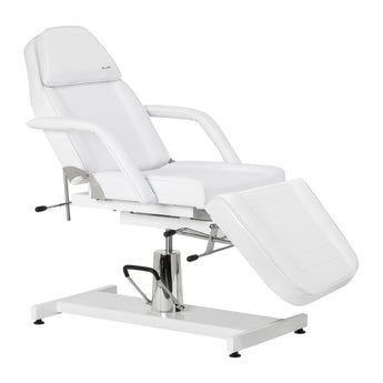 Hidrauliskais kosmetoloģiskais krēsls Sillon 210, balta, ar šūpuļfunkciju