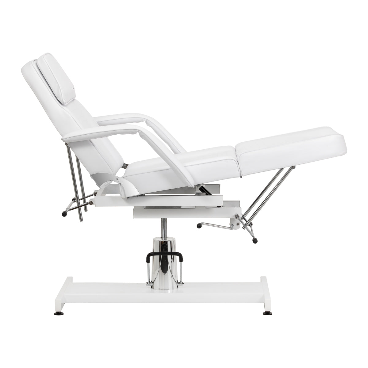 Hydraulic cosmetic chair Sillon 210 with cradle white