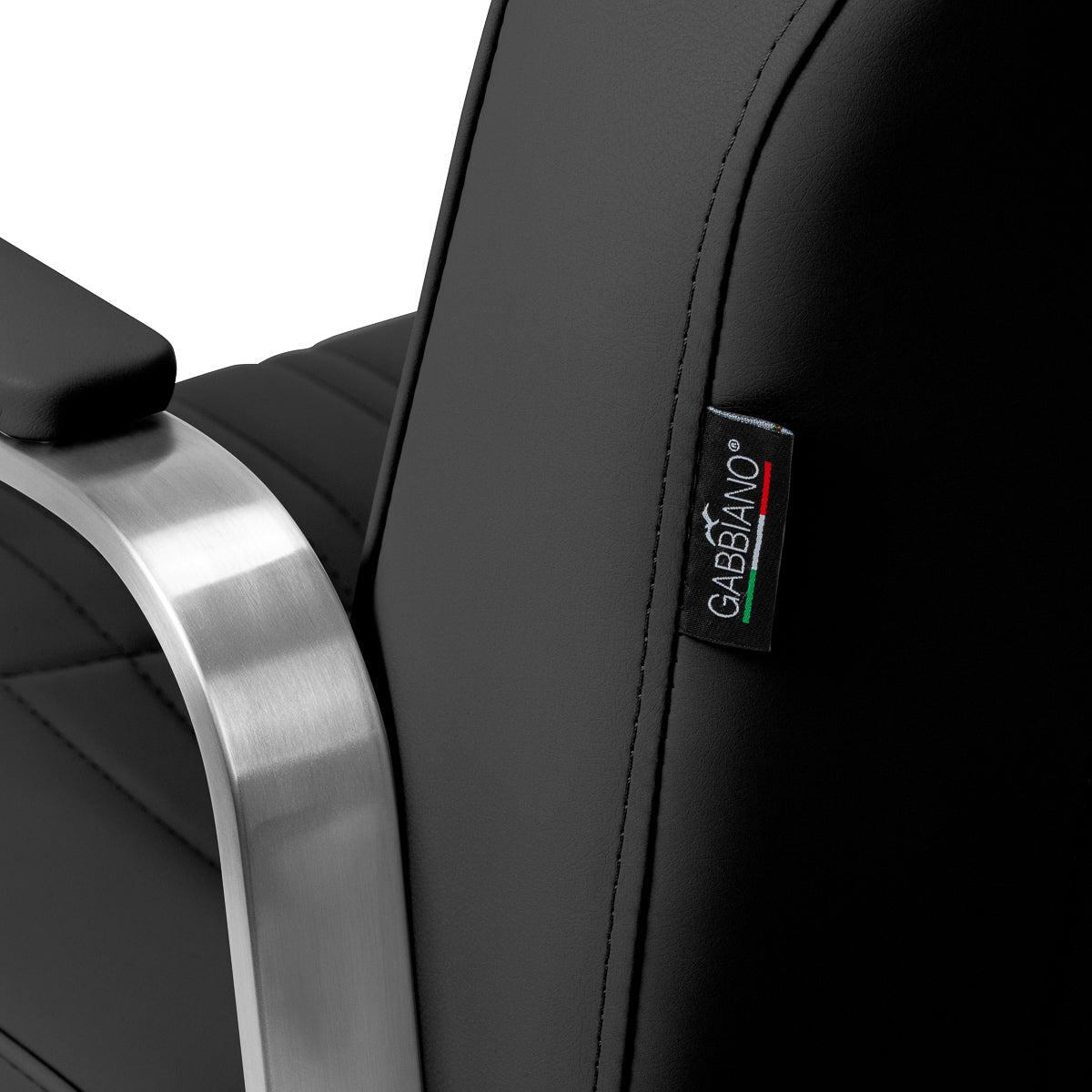 Hairdressing chair Gabbiano Acri black
