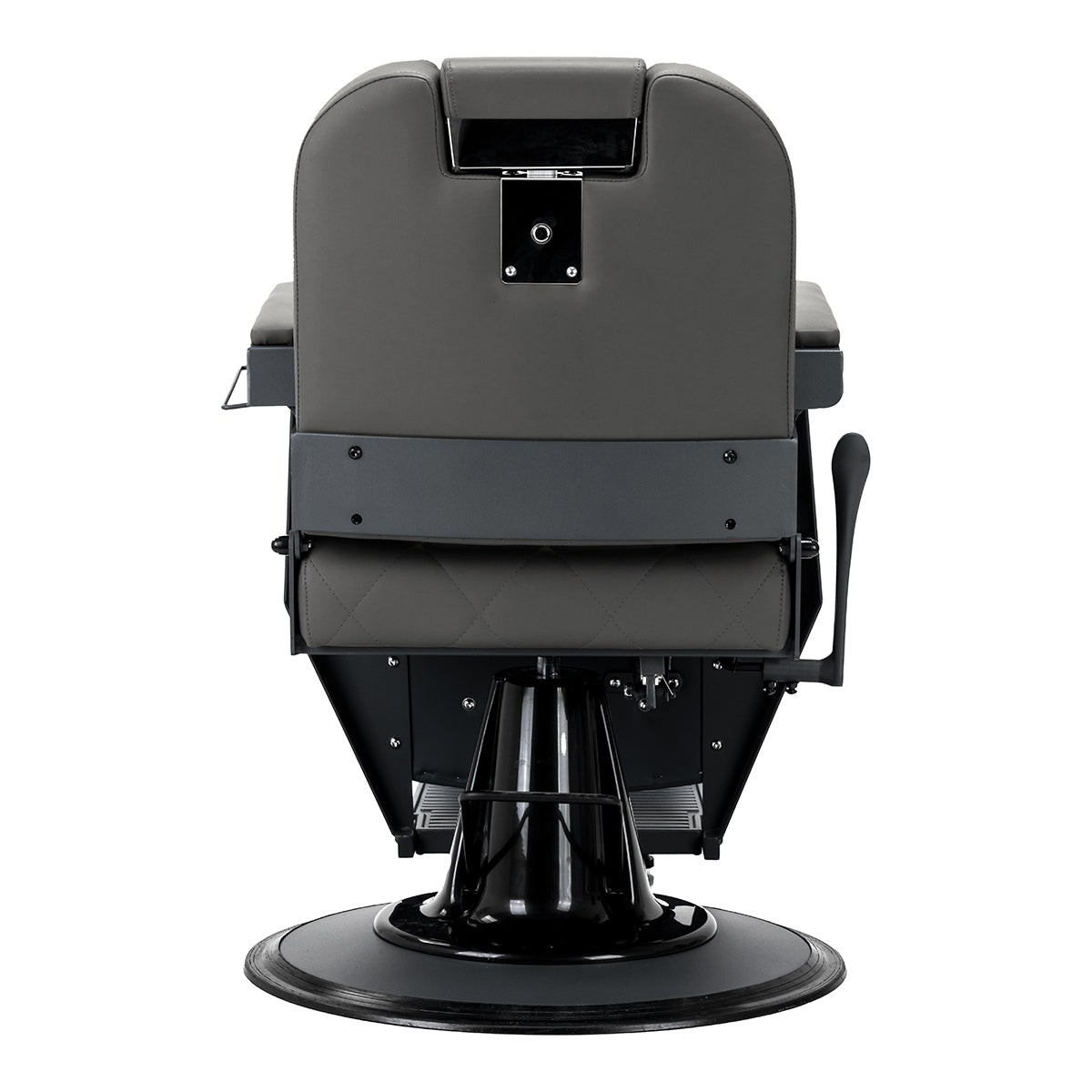 Gabbiano barber chair Bruno graphite with a grey base