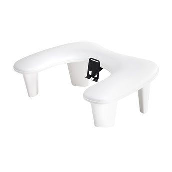 MOMO Croissant manicure rest with mobile phone holder white