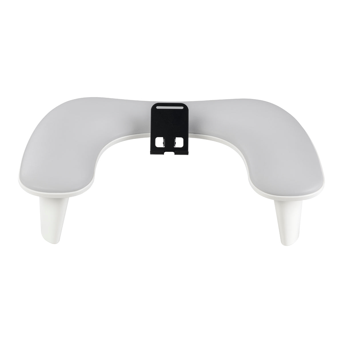MOMO Croissant manicure rest with mobile phone holder grey