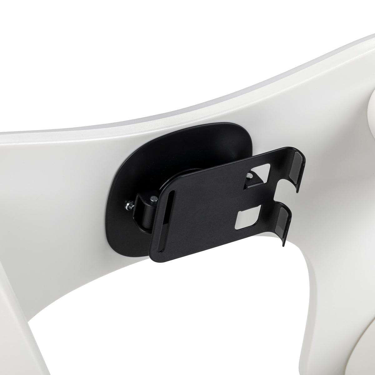 MOMO Croissant manicure rest with mobile phone holder grey