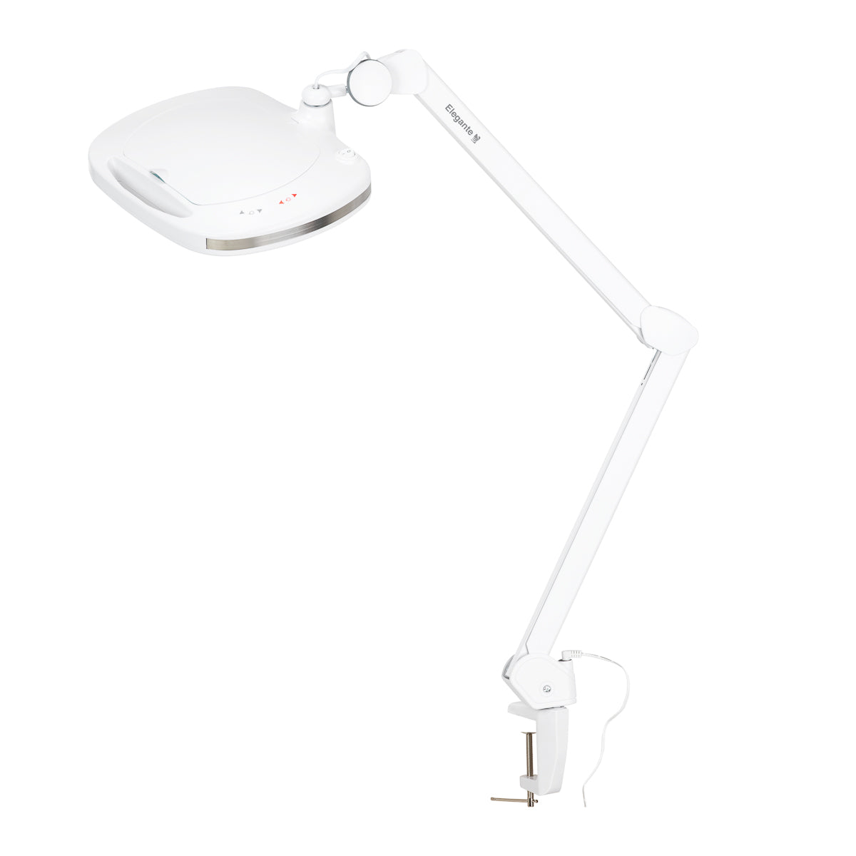 Elegante 6030 magnifying lamp with 60 SMD LEDs for worktops, with adjustable light intensity