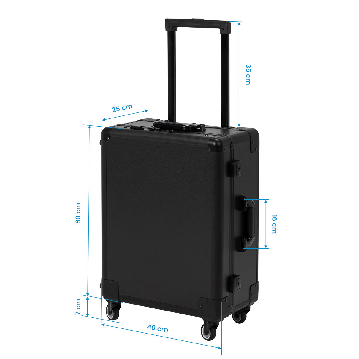 Portable speaker stand with speakers Plus black