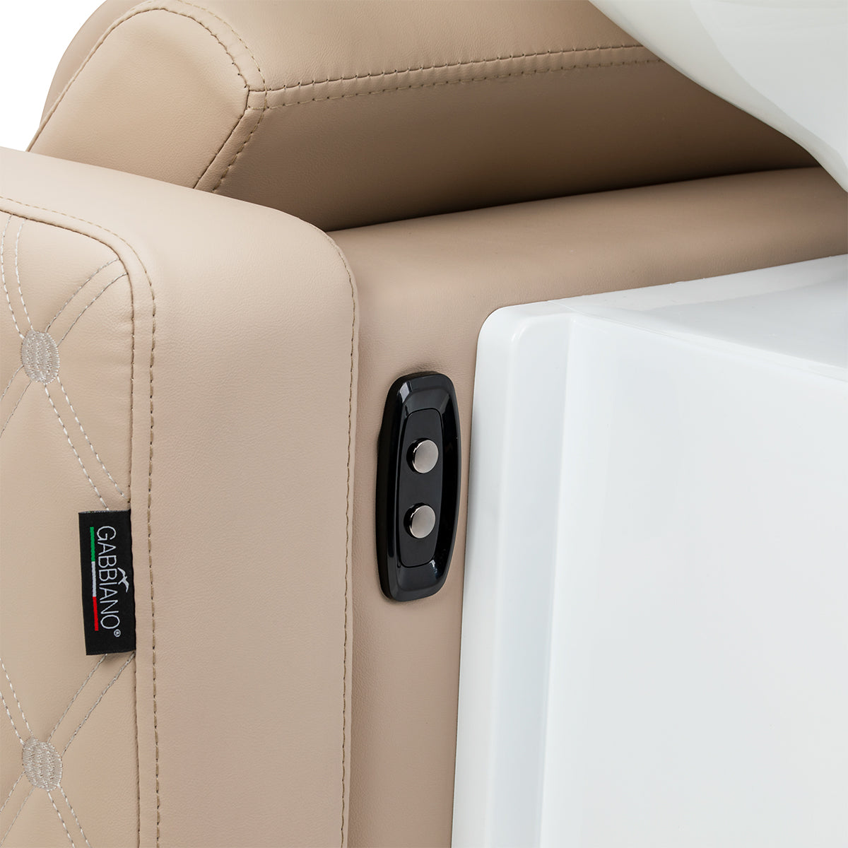Gabbiano Sylvia Plus bac à shampoing électrique avec fonction massage, beige