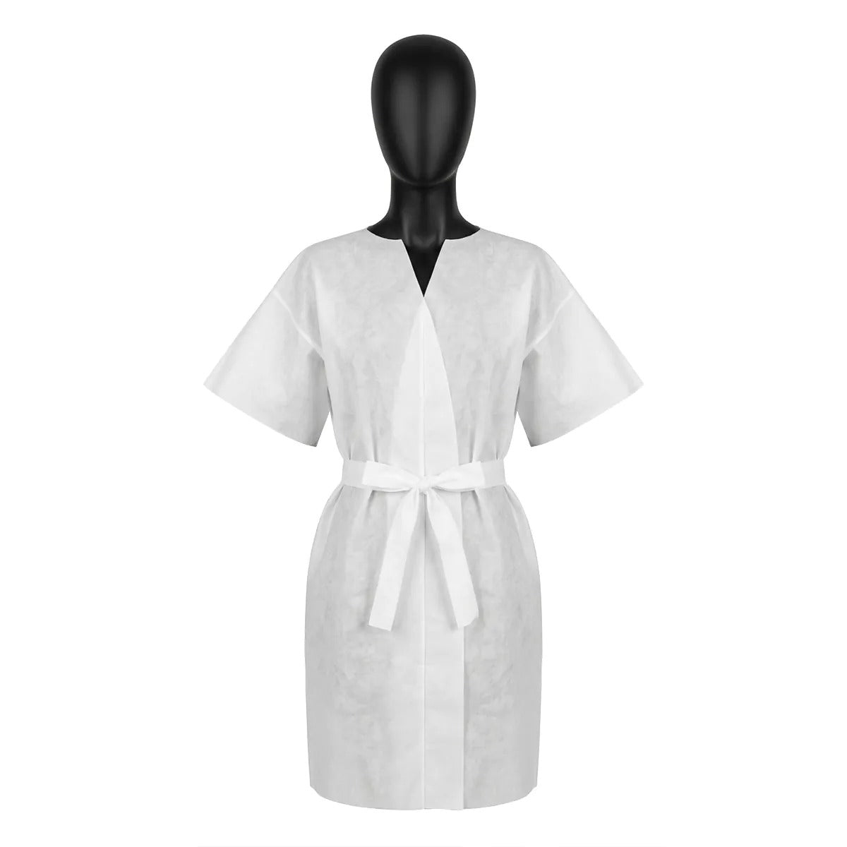 Disposable short sleeve bathrobe 10 pcs