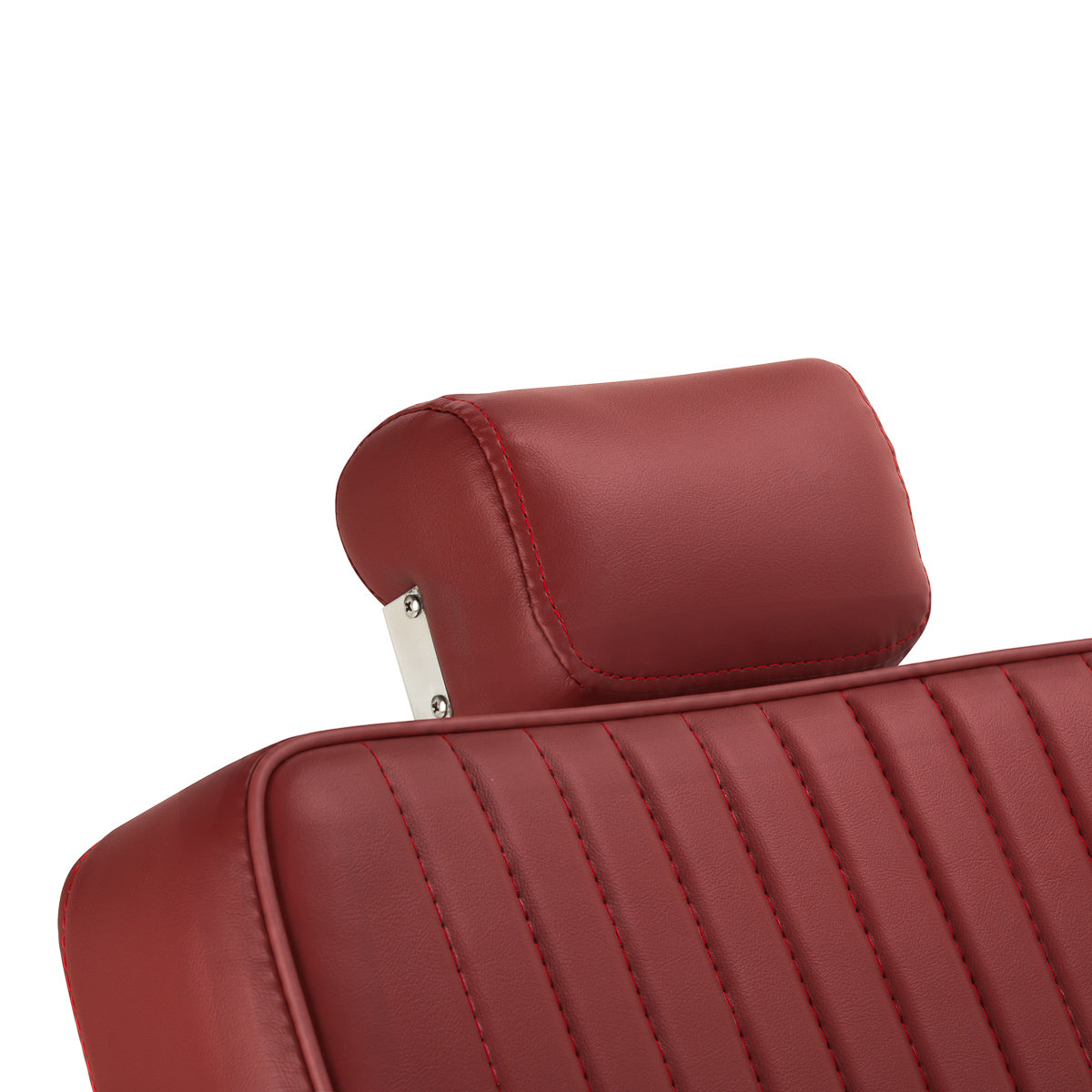Gabbiano Visionerio+ barber chair red chrome frame