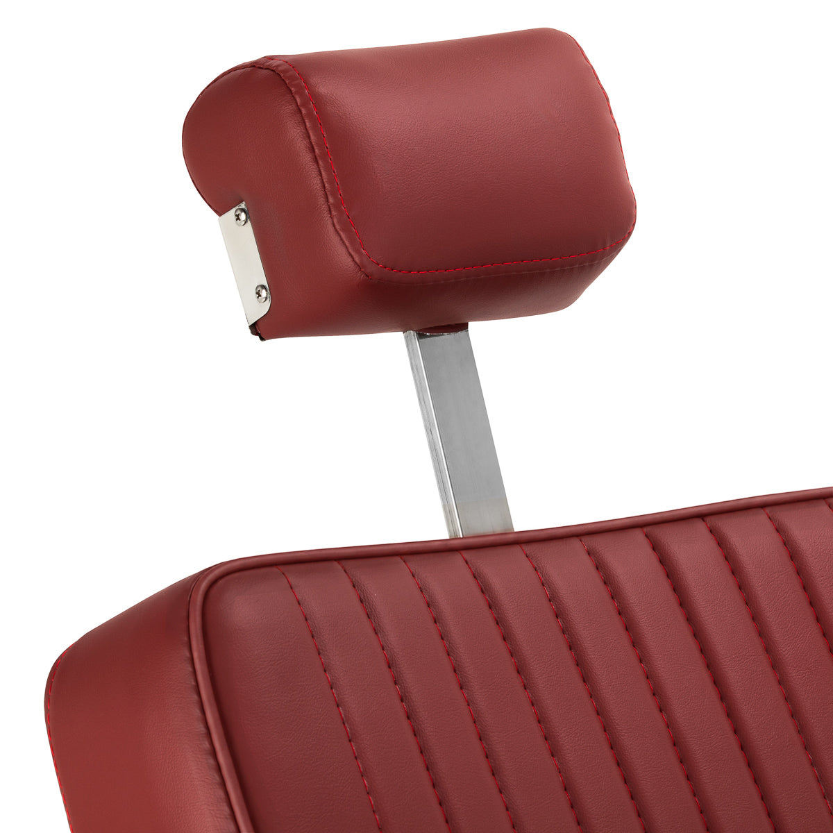 Gabbiano Visionerio+ barber chair red chrome frame
