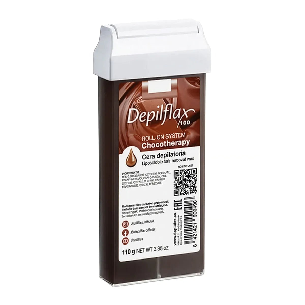 Depilflax 100 depileringsvoks roll-on Chocotherapy 110 g