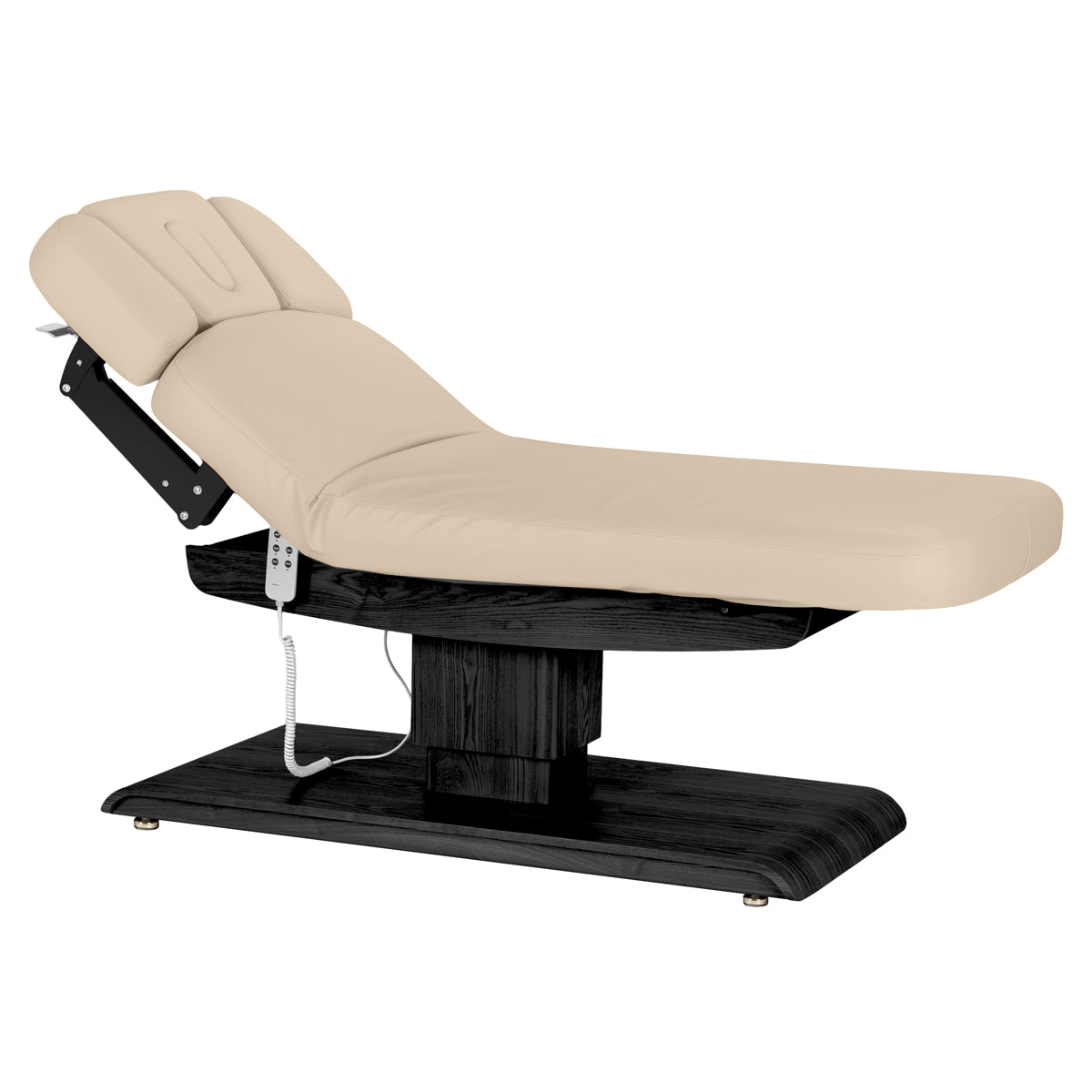 SPA лаунжер Sillon Relax бежевый с чёрной основой