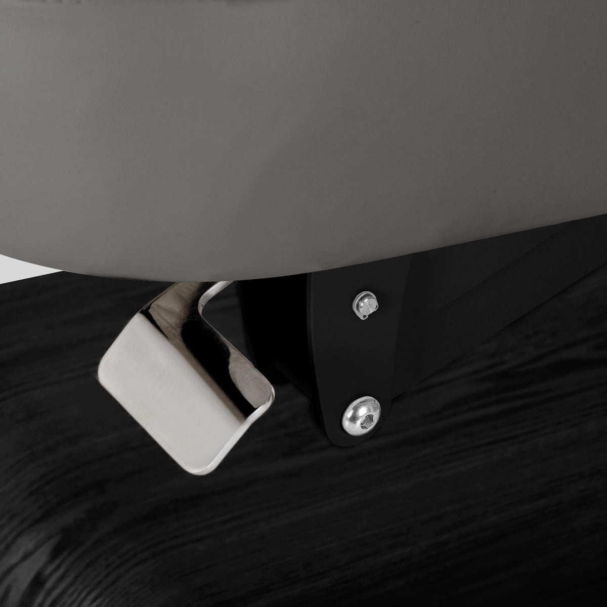 SPA lounger Sillon Relax grey with black base