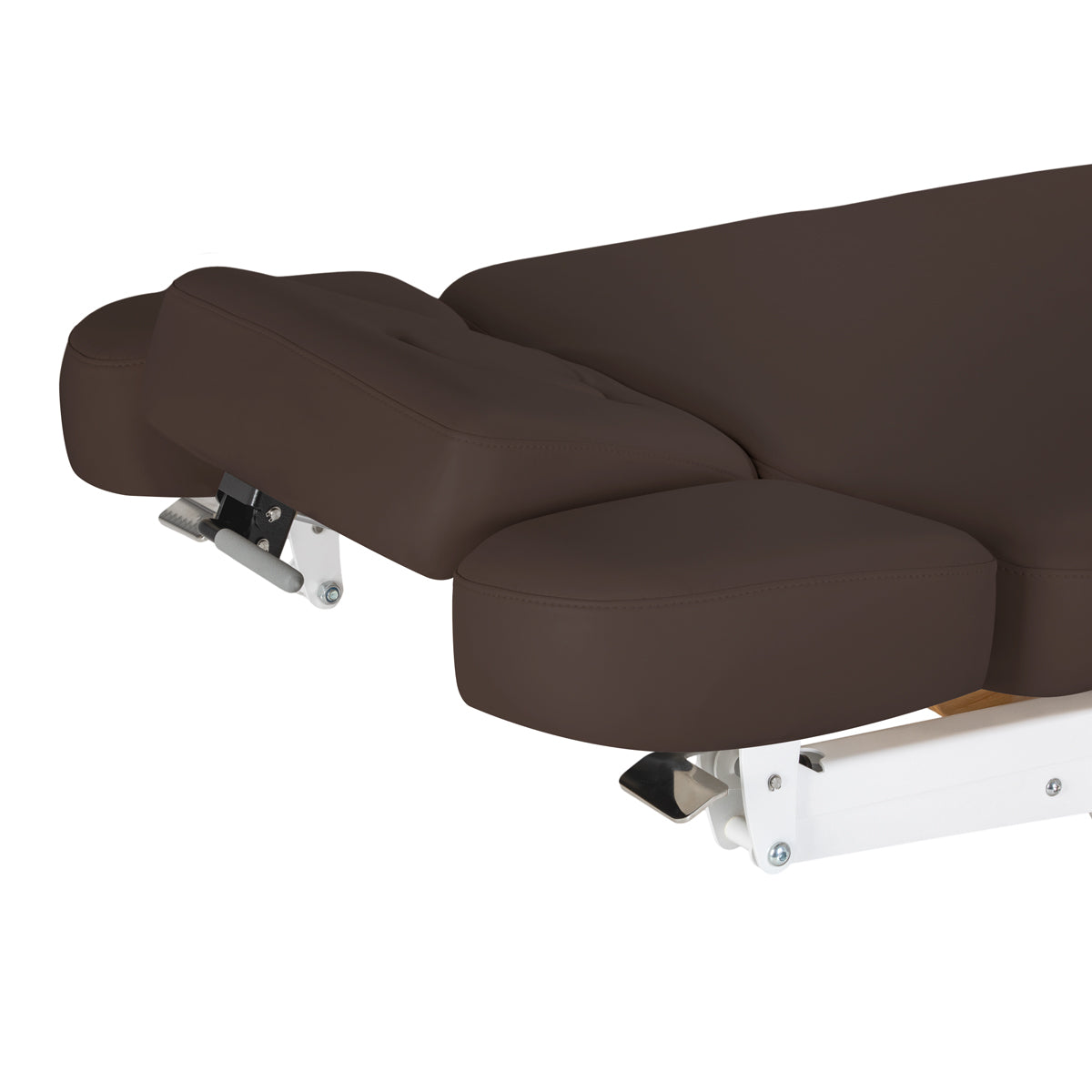 Sillon Relax SPA-Kosmetikliege, Dunkelbraun mit hellbraunem Sockel