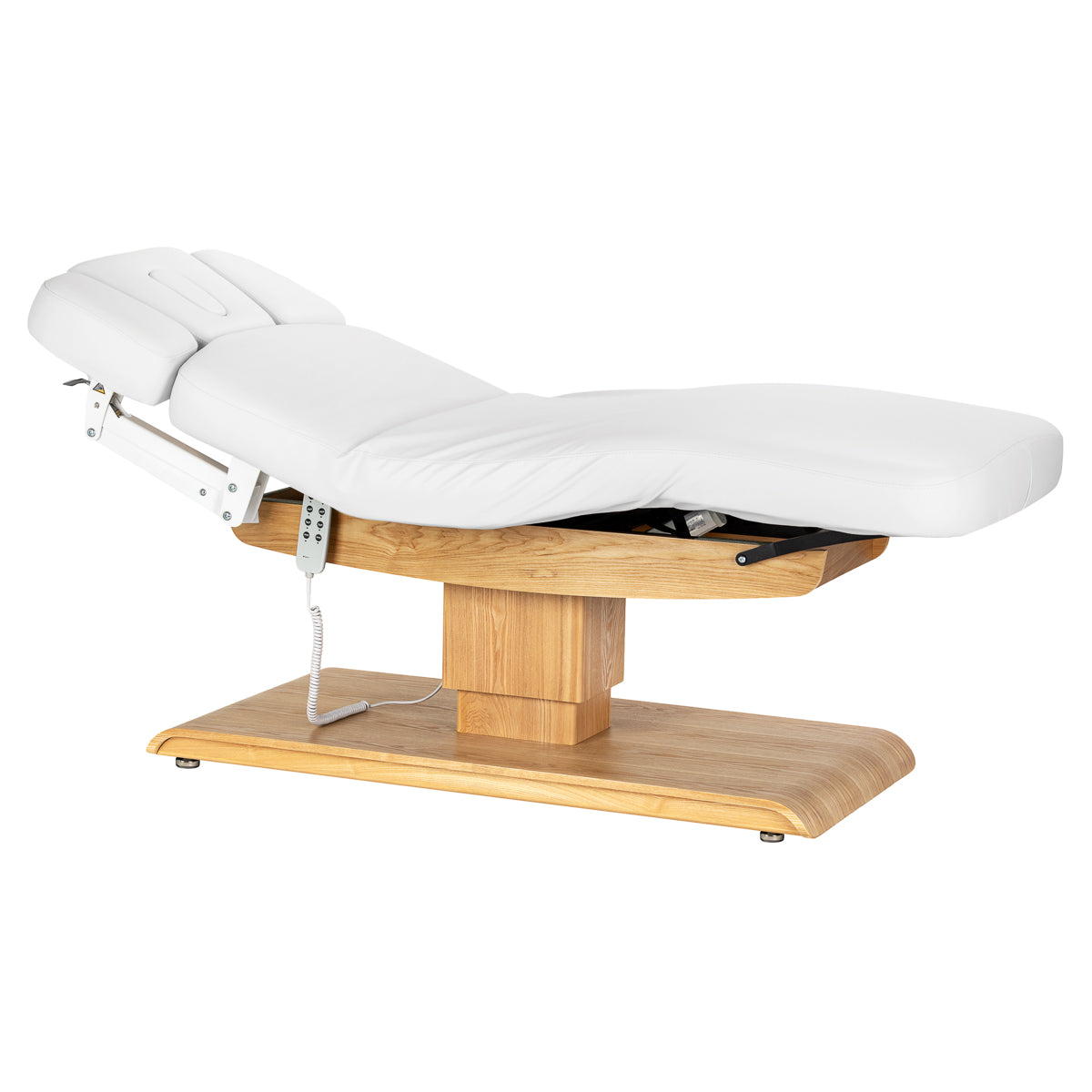SPA lounger Sillon Relax white with light brown base