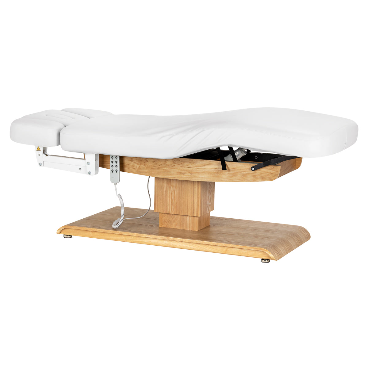 SPA lounger Sillon Relax white with light brown base