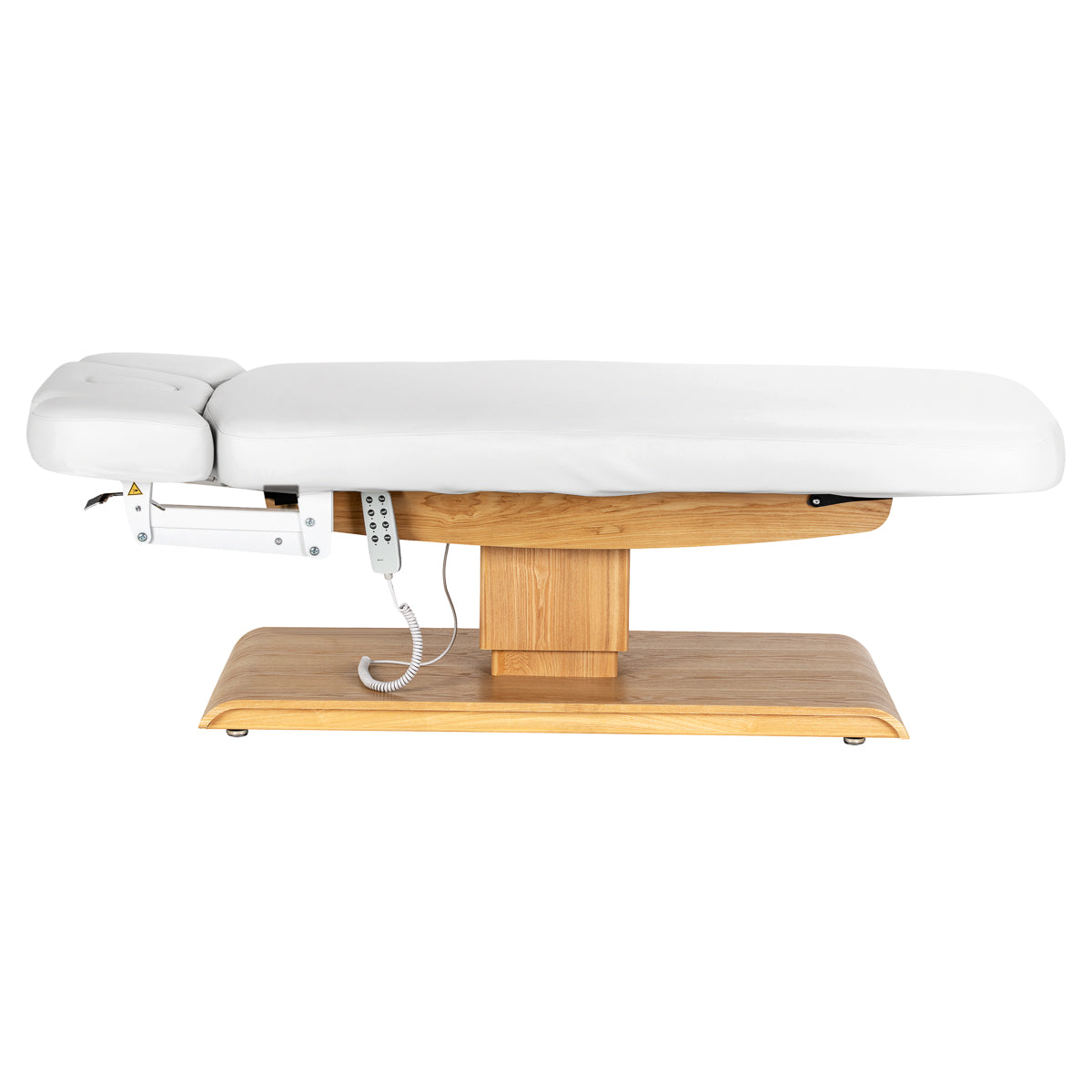 SPA lounger Sillon Relax white with light brown base