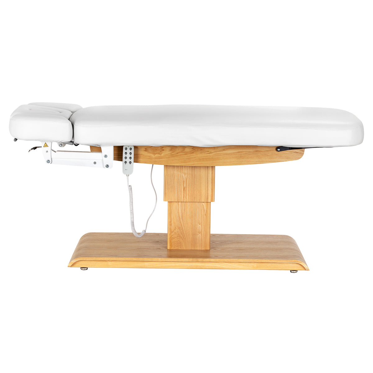 SPA lounger Sillon Relax white with light brown base