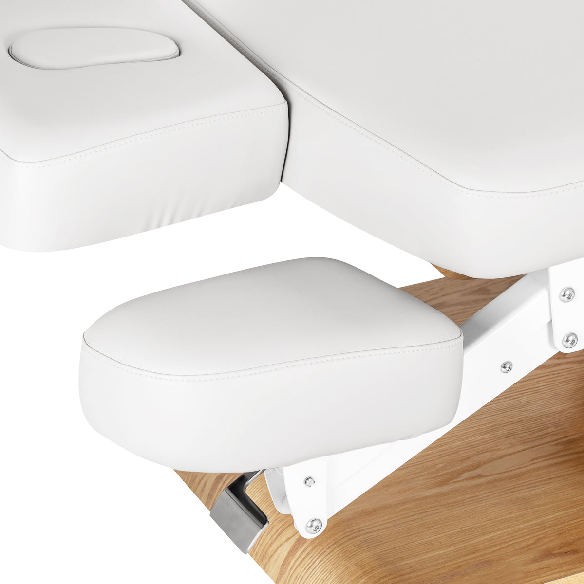 SPA lounger Sillon Relax white with light brown base
