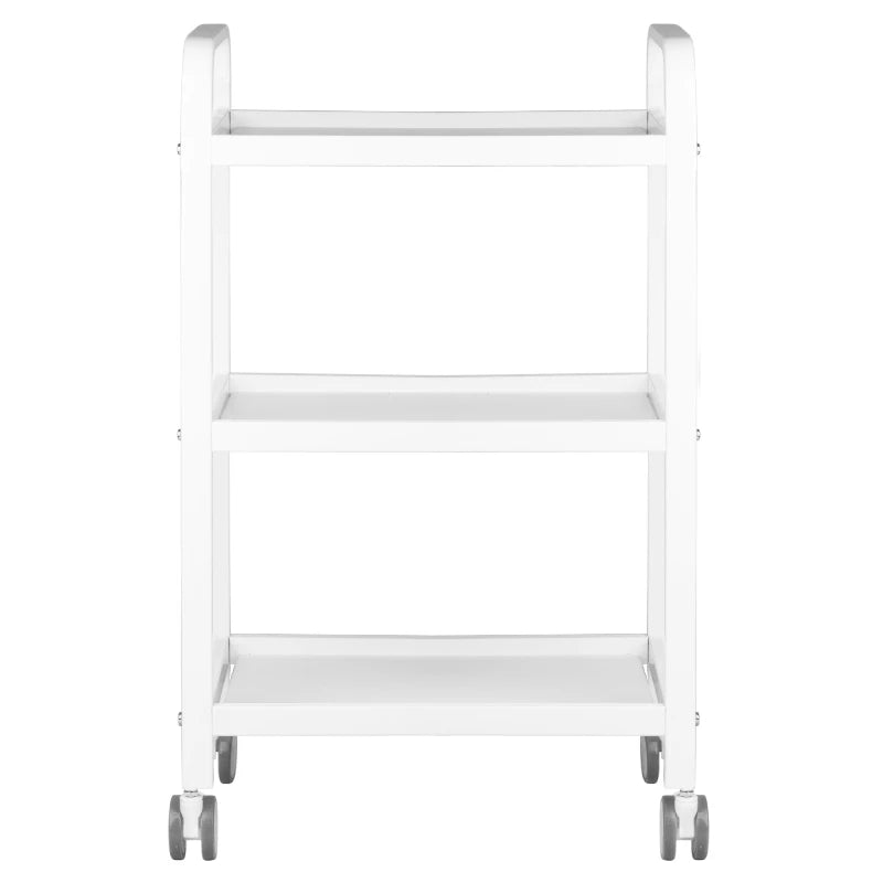 Kosmetikbord - rulle-vogn Hs09, hvid