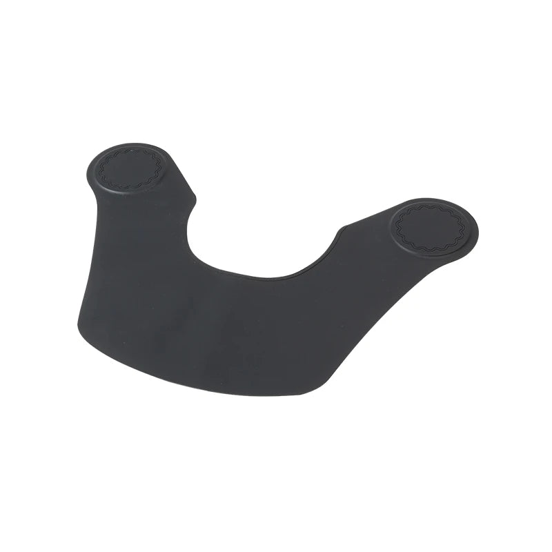 Black protective barber collar