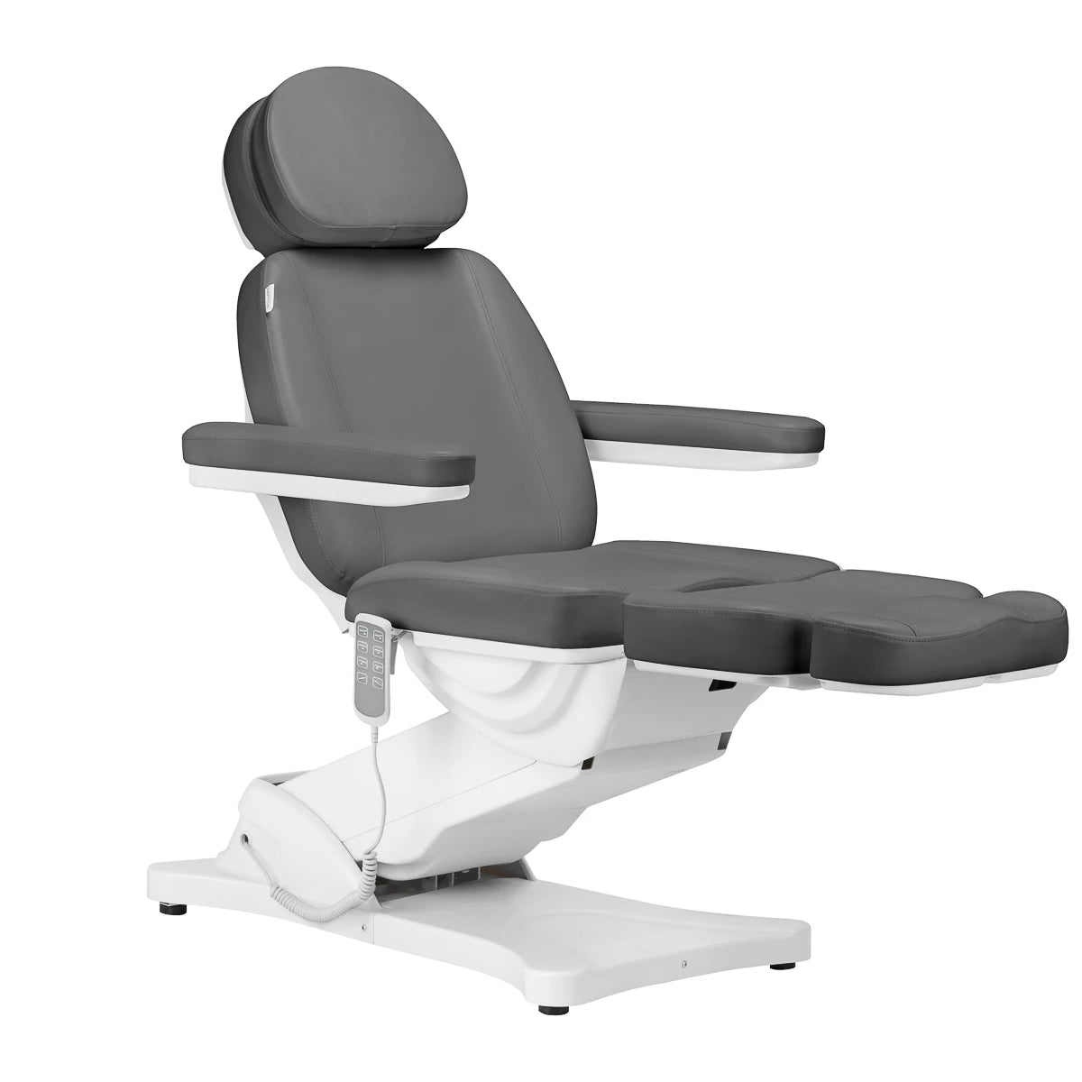 Beauty bed-couche SILLON CLASSIC, 4 motors, gray with cradle