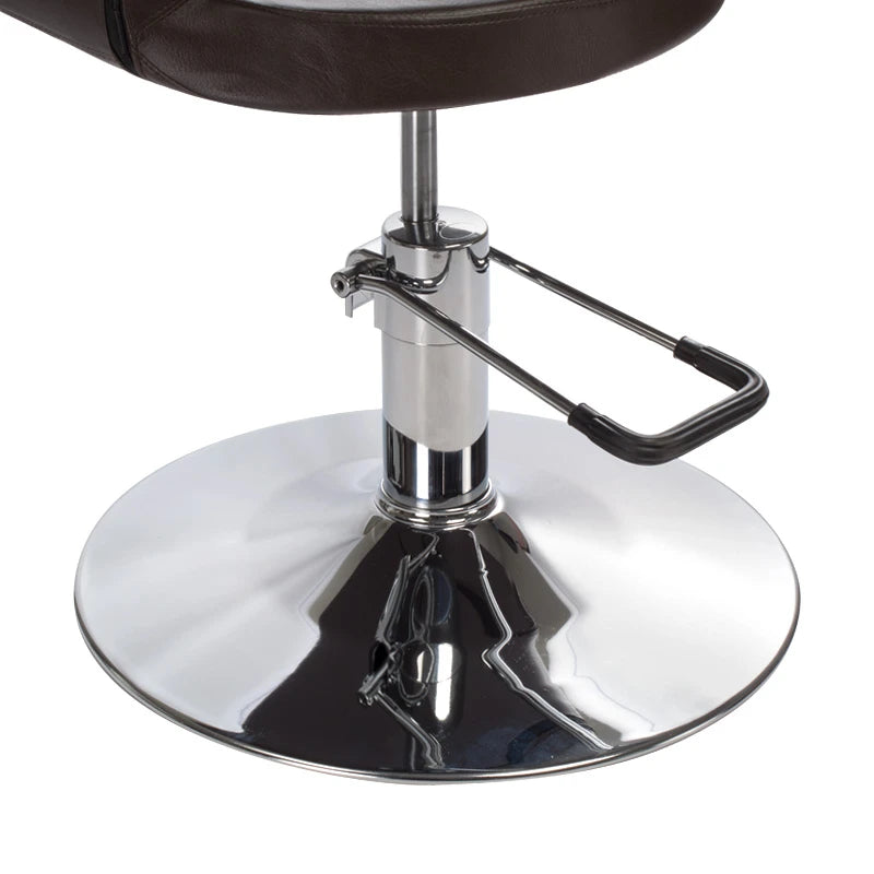Frisørstol Paolo BH-8821, brun