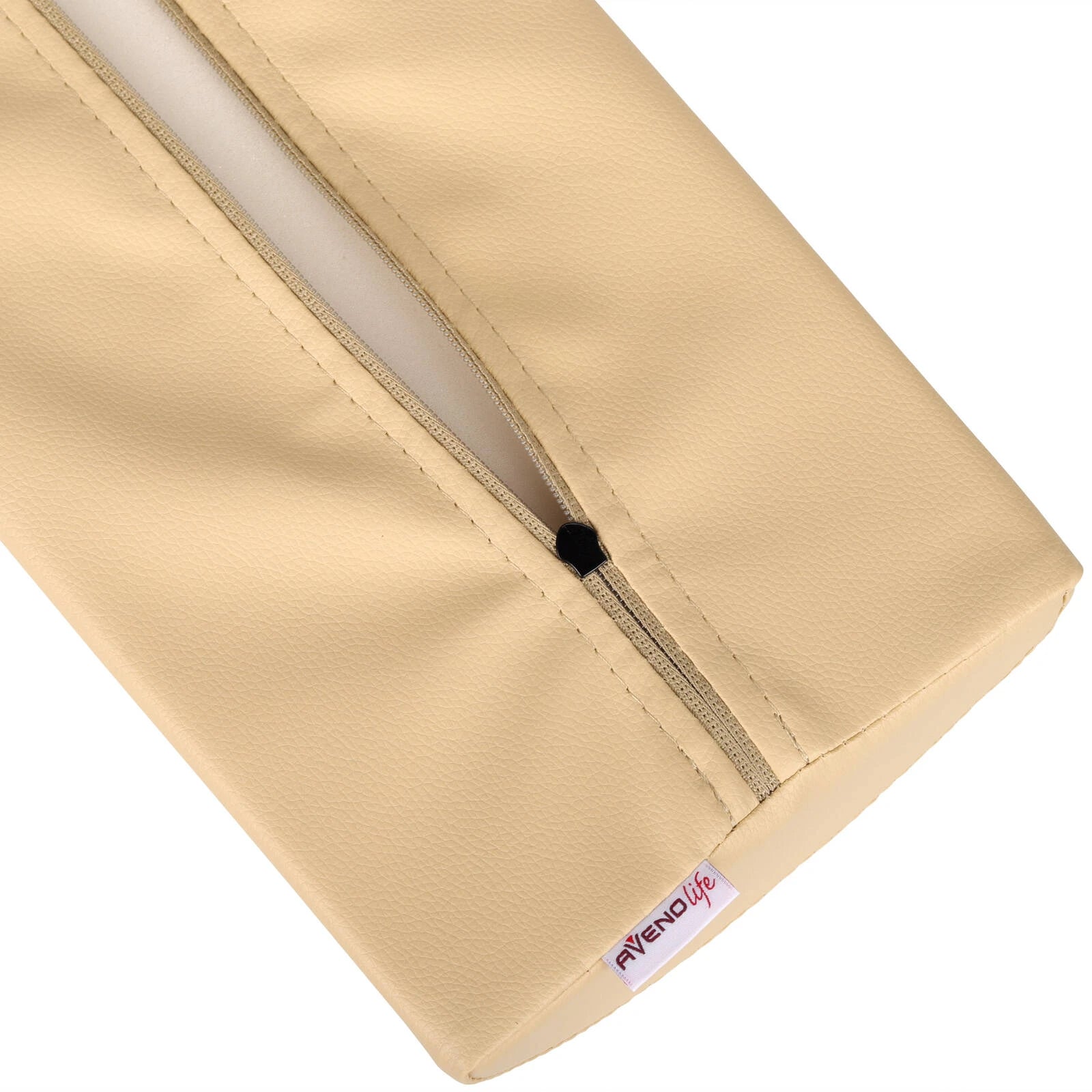 Halvrund pude 60x19x9 - K533 Beige