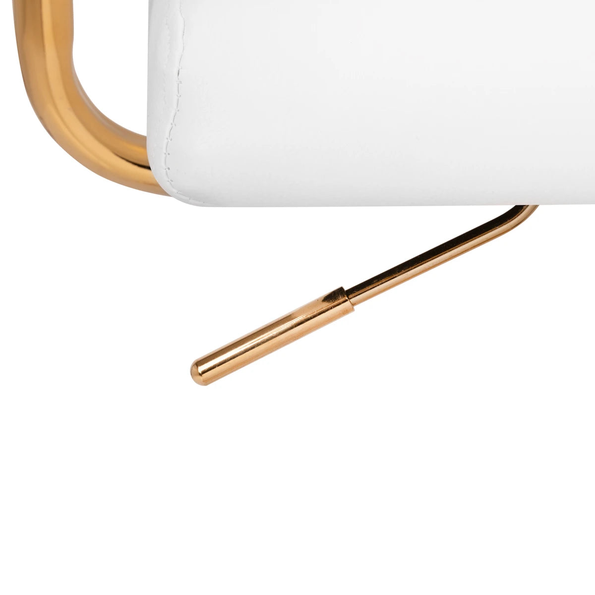 Cosmetic chair QS-OF211G, gold-white