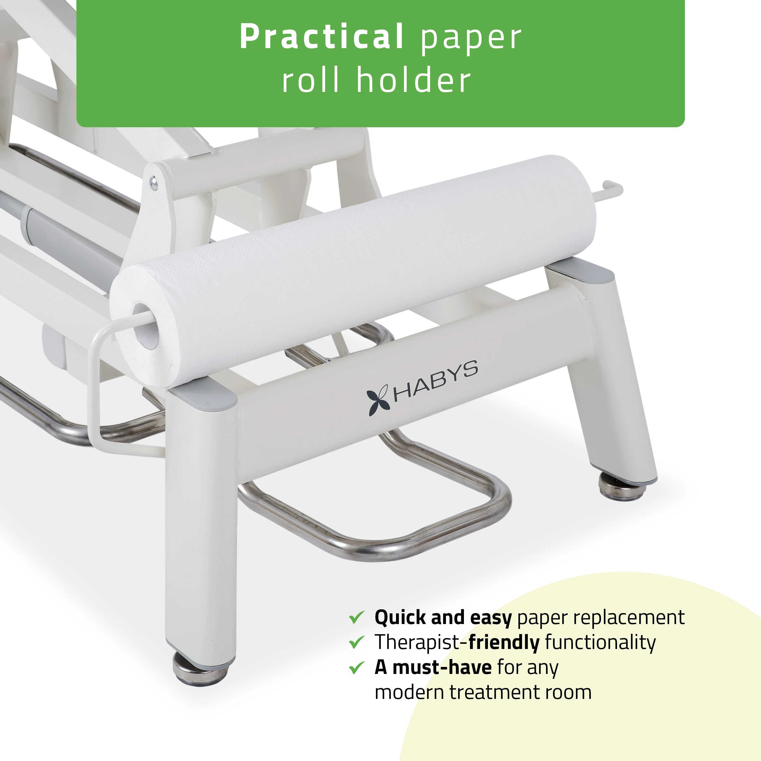 Proxima V2 Ergo therapy table, electric height adjustment with foot control bar, ERGO cushion, Touch Core k322 gray