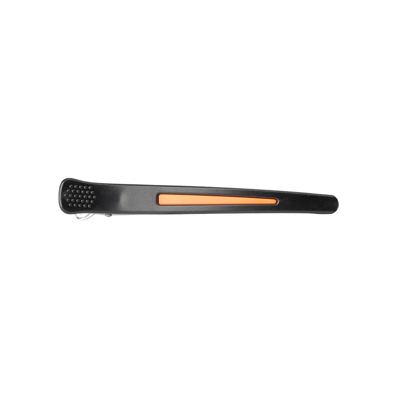 Clamps hairdressing clips for hair e-13 6 pcs 11.5 cm mix neon