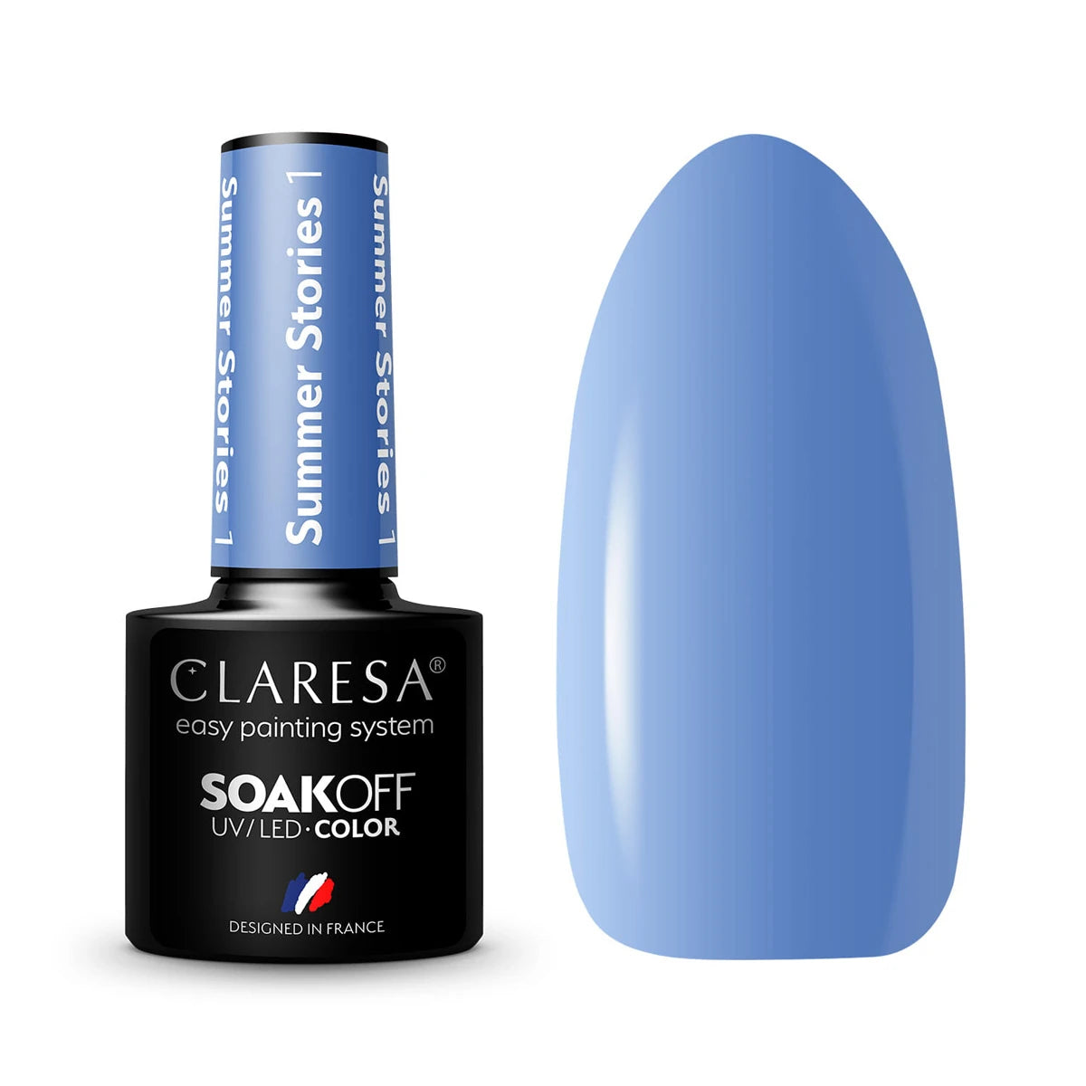 Claresa Gēla nagu laka SUMMER STORIES 1, 5g